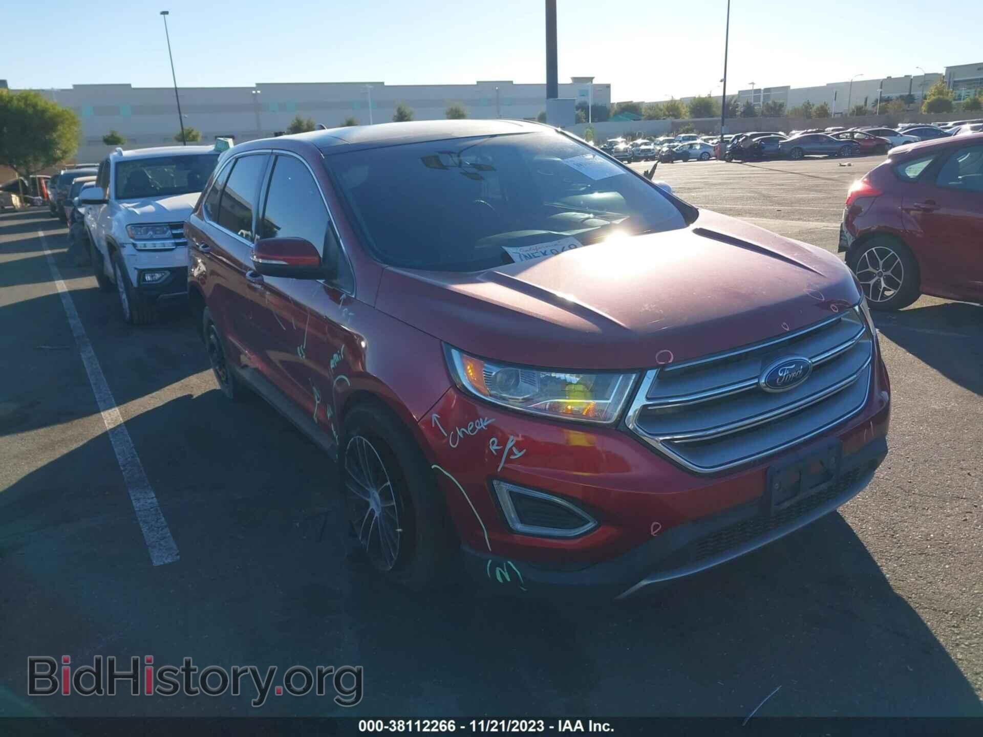 Photo 2FMTK3J88FBB77802 - FORD EDGE 2015