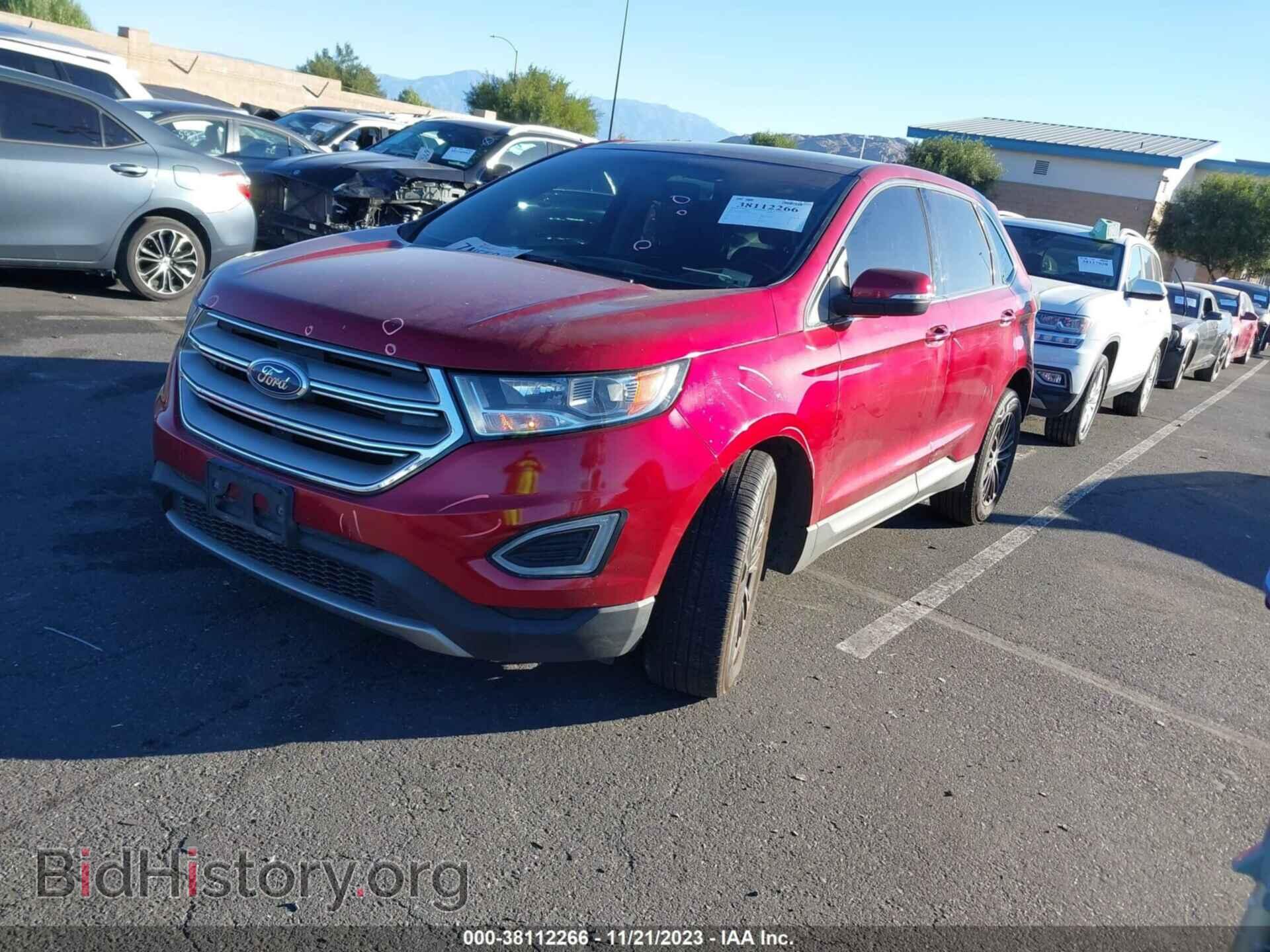 2015 FORD EDGE - VIN: 2FMTK3J88FBB77802 - Photo 2