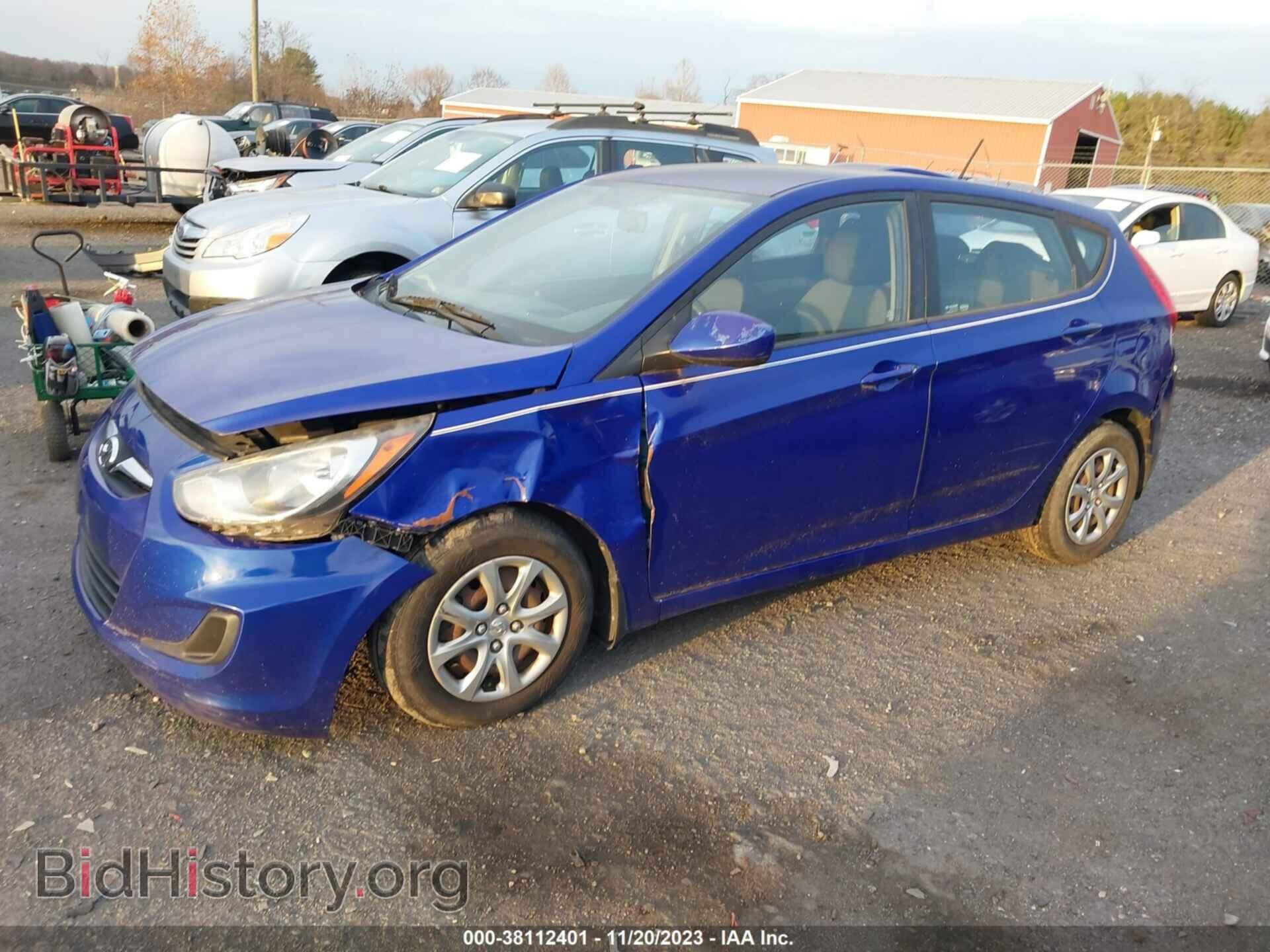 2012 HYUNDAI ACCENT - VIN: KMHCT5AE4CU036410 - Фото 2