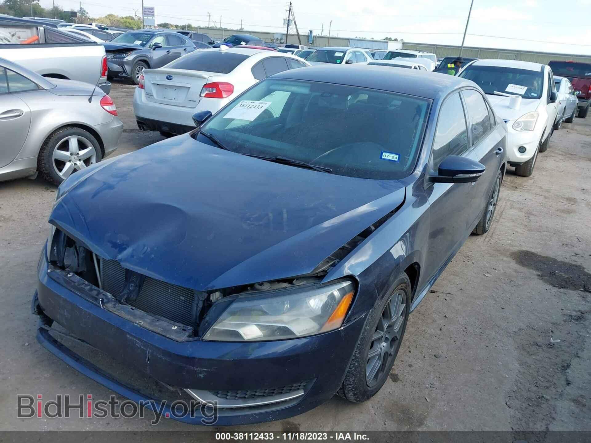 2012 VOLKSWAGEN PASSAT - VIN: 1VWAP7A35CC044674 - Фото 2