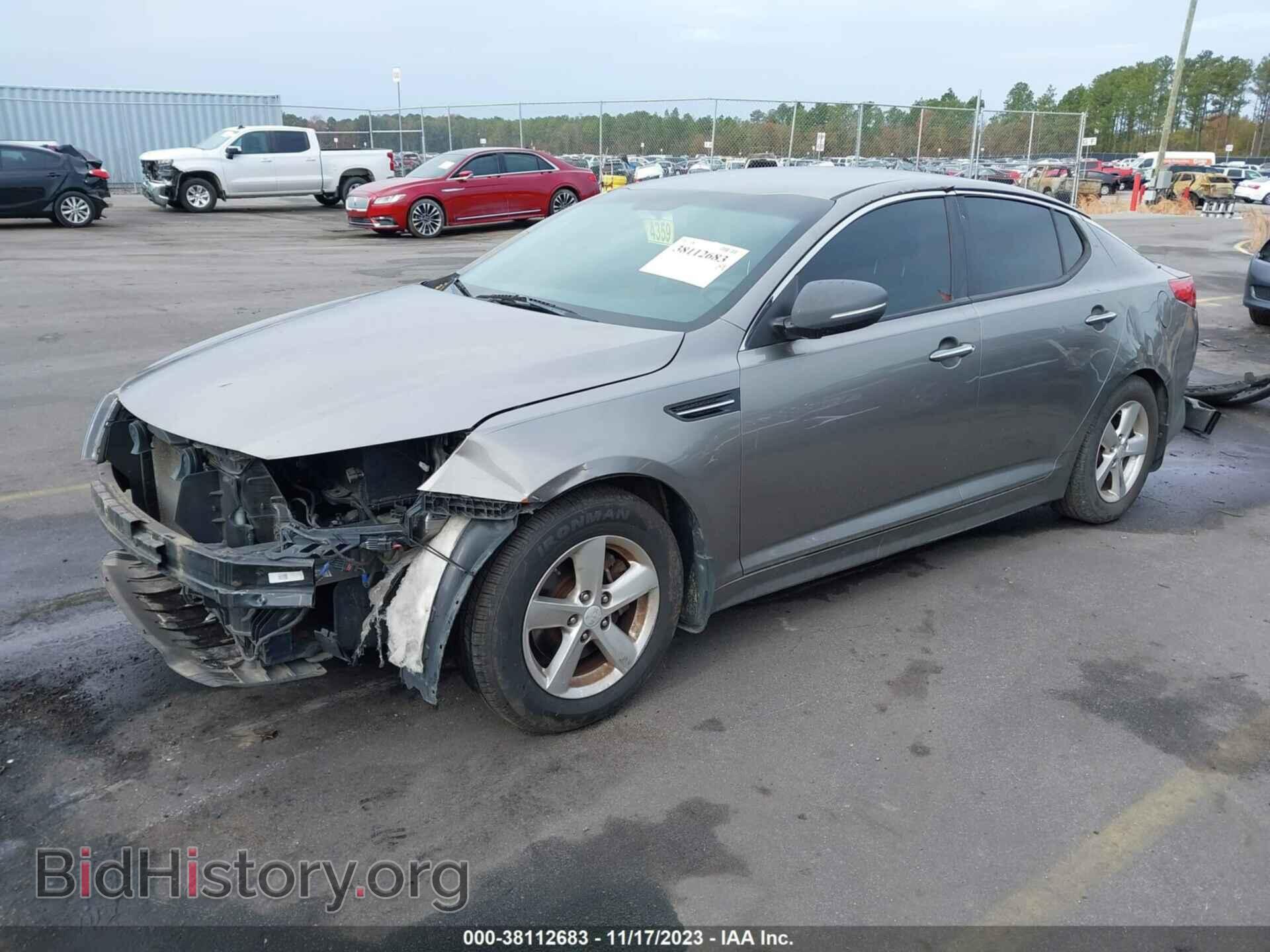 2015 KIA OPTIMA - VIN: 5XXGM4A73FG501655 - Фото 2