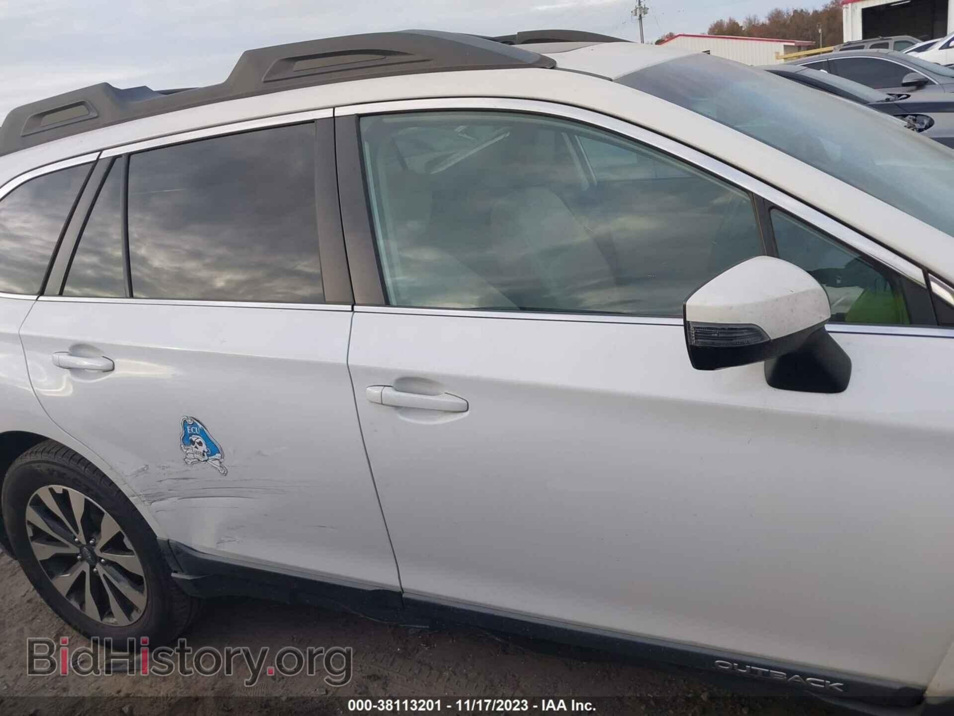 2016 SUBARU OUTBACK - VIN: 4S4BSBLC7G3337063 - Фото 13
