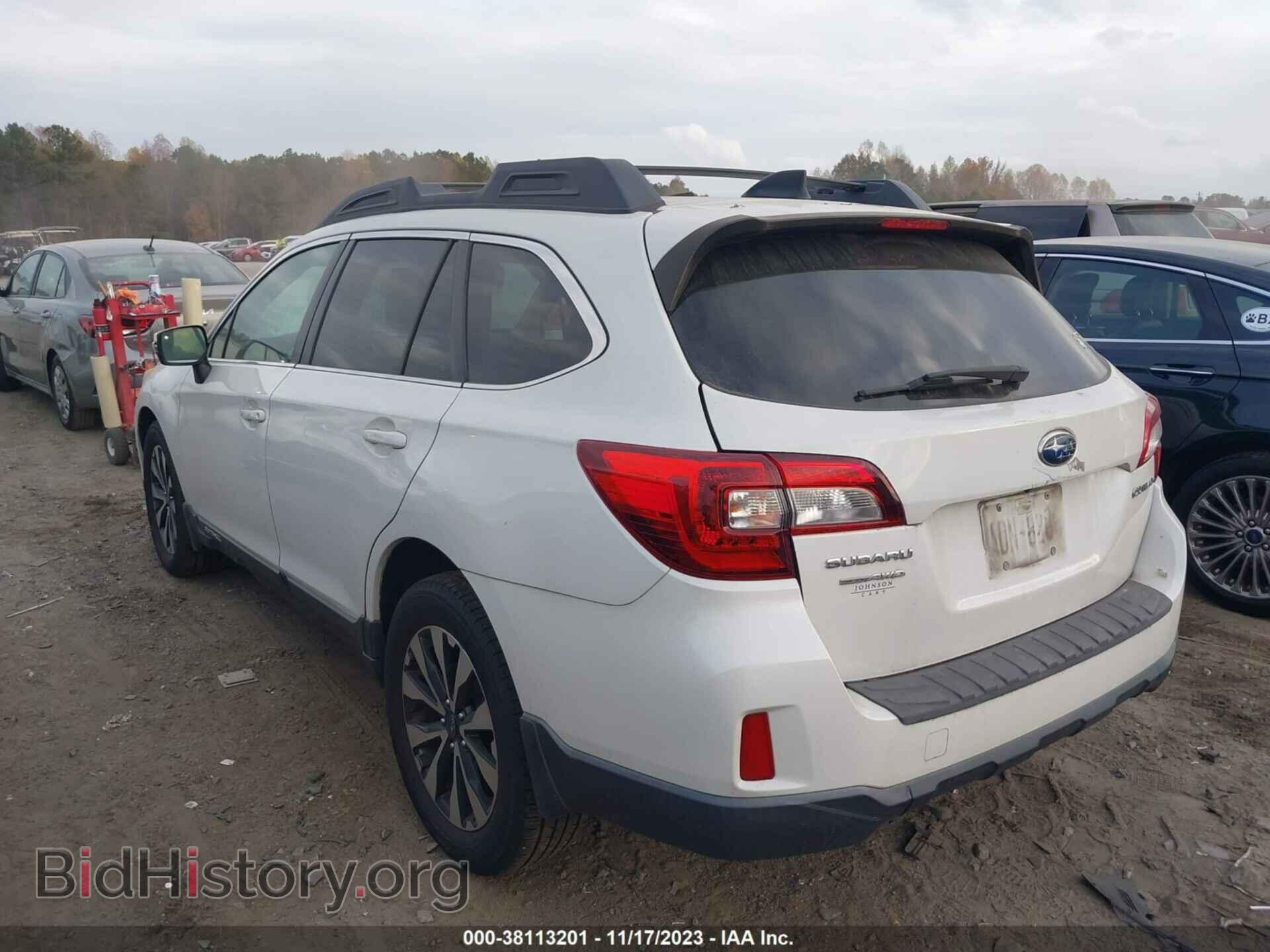 2016 SUBARU OUTBACK - VIN: 4S4BSBLC7G3337063 - Фото 3