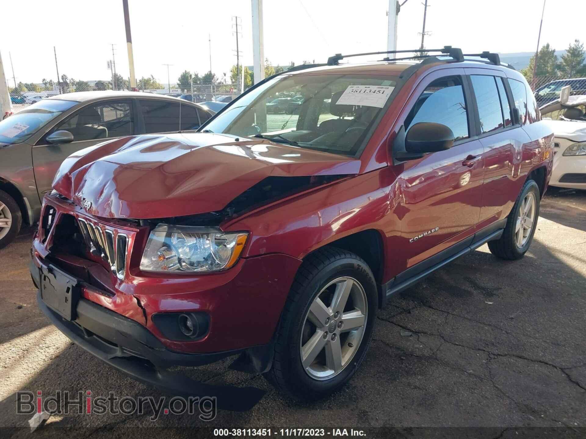 2012 JEEP COMPASS - VIN: 1C4NJDCB6CD553546 - Фото 2