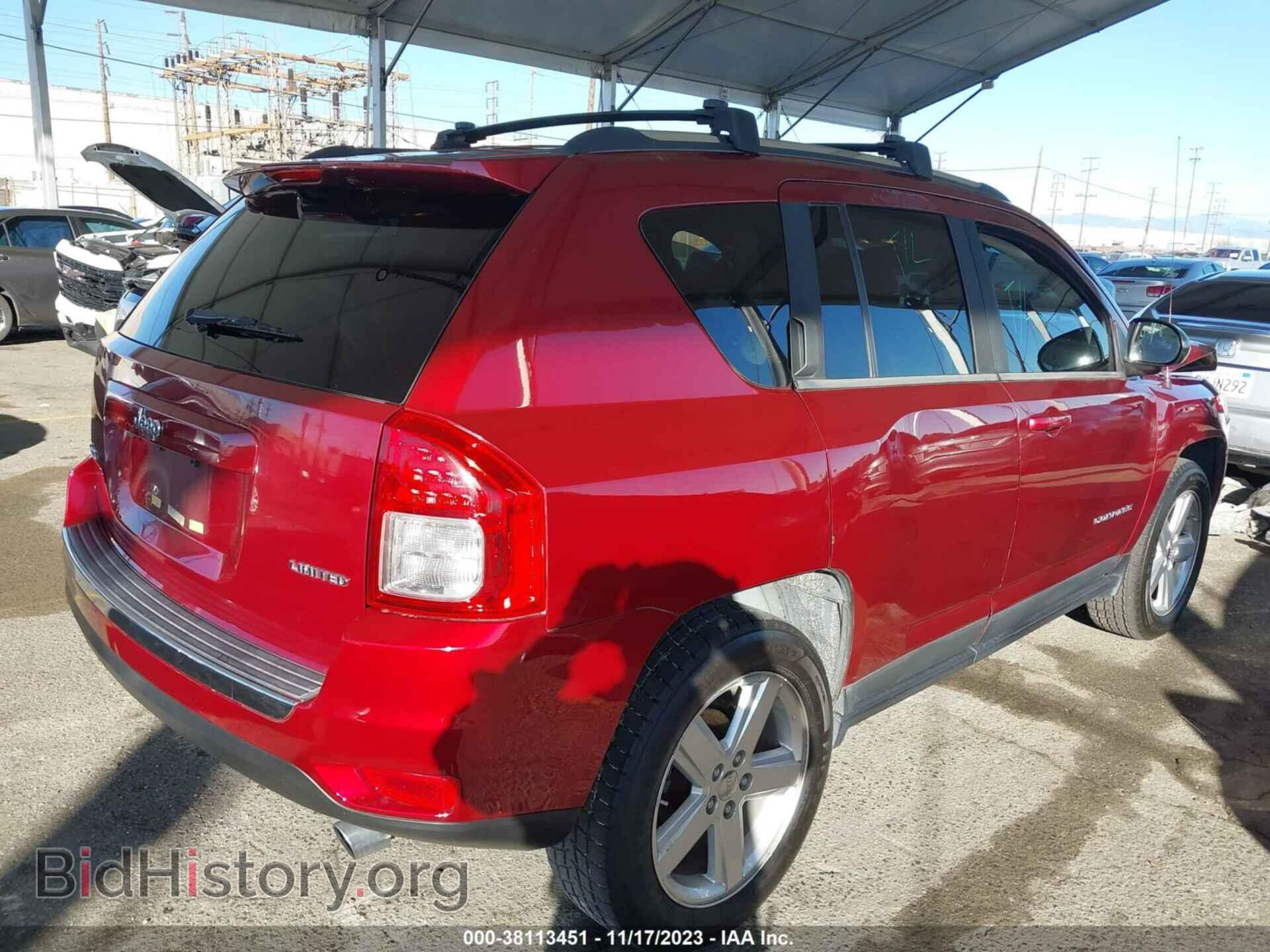 2012 JEEP COMPASS - VIN: 1C4NJDCB6CD553546 - Фото 4
