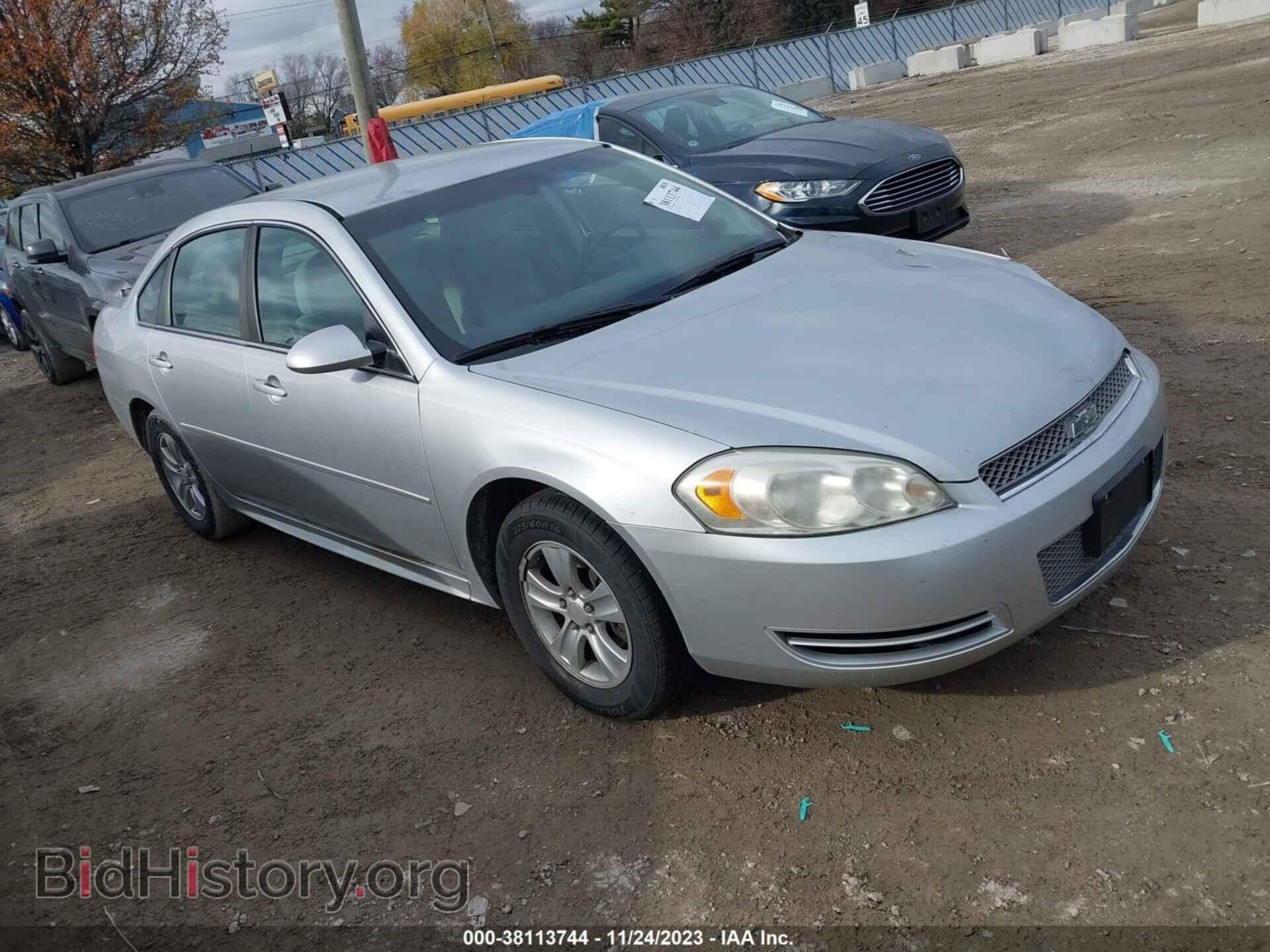 Photo 2G1WF5E38C1164459 - CHEVROLET IMPALA 2012