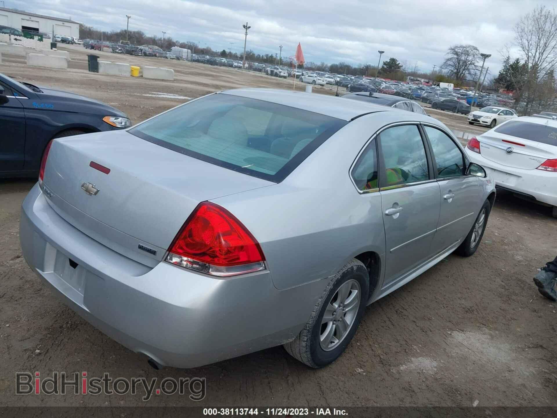 2012 CHEVROLET IMPALA - VIN: 2G1WF5E38C1164459 - Фото 4
