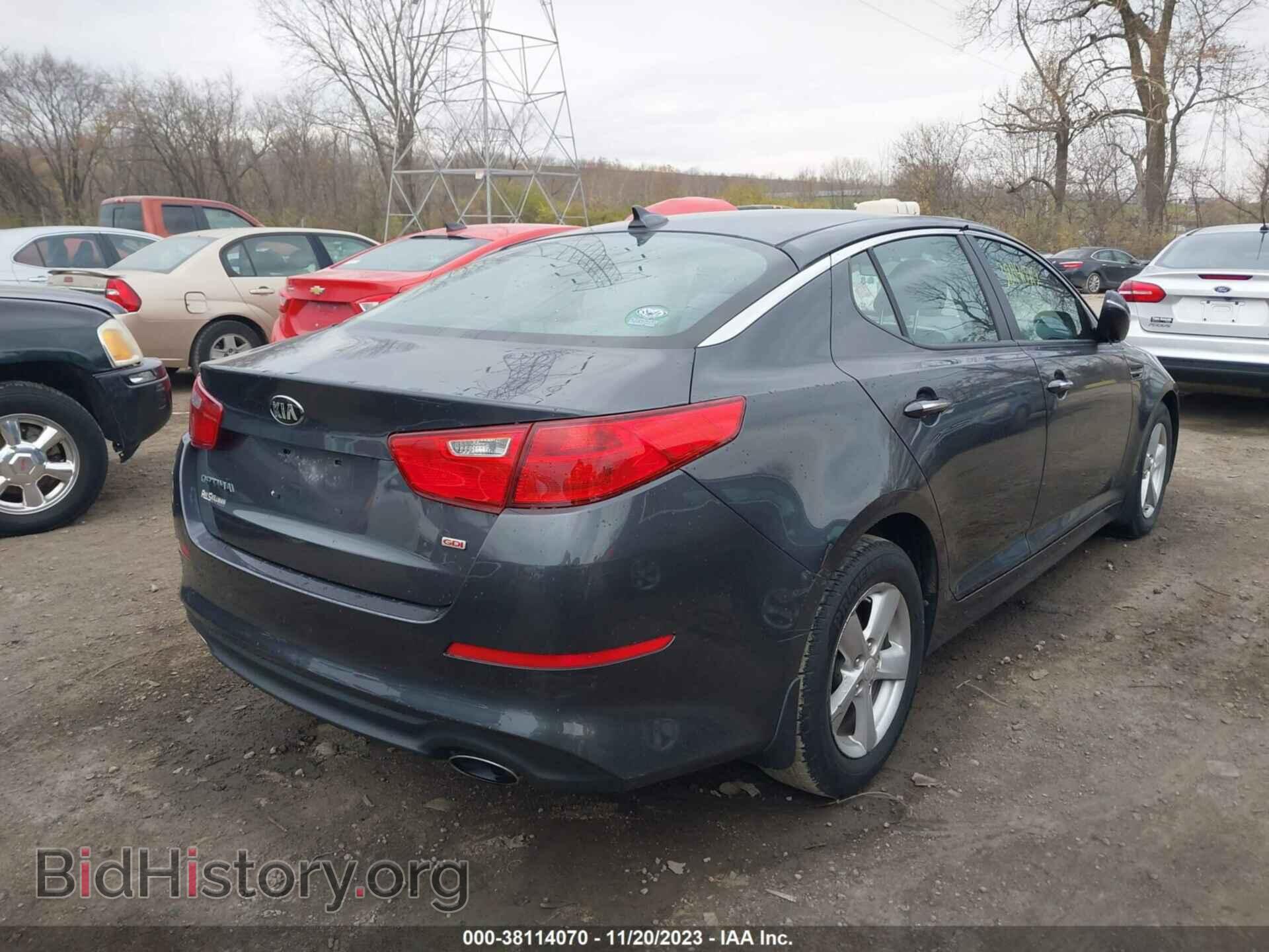 2015 KIA OPTIMA - VIN: KNAGM4A71F5645271 - Фото 4