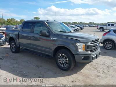 2020 Ford F-150 XLT, gray — VIN 1FTEW1E54LFC64189, IAAI
