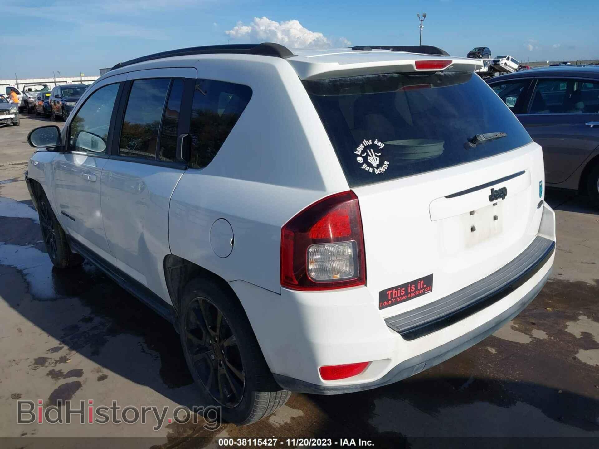 2015 JEEP COMPASS - VIN: 1C4NJCBAXFD209581 - Фото 3