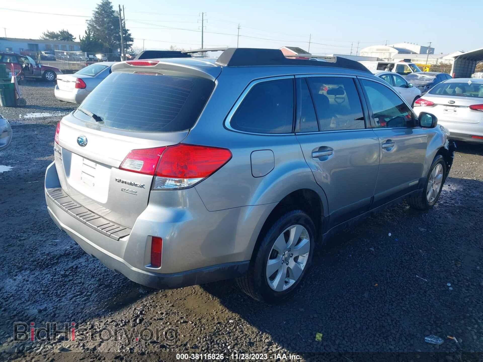 2011 SUBARU OUTBACK - VIN: 4S4BRBAC7B1376108 - Фото 4
