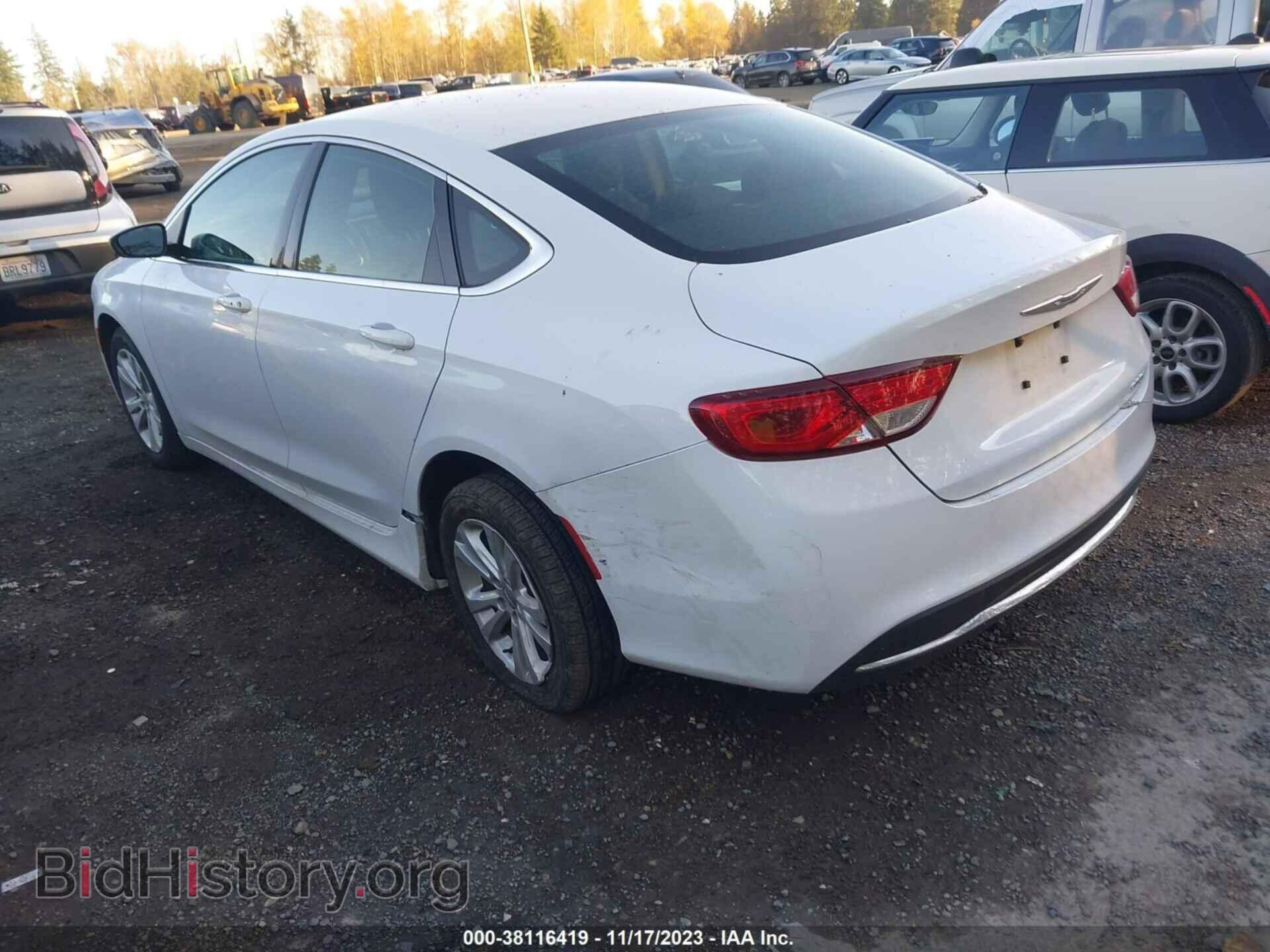 2016 CHRYSLER 200 - VIN: 1C3CCCAB5GN108833 - Фото 3