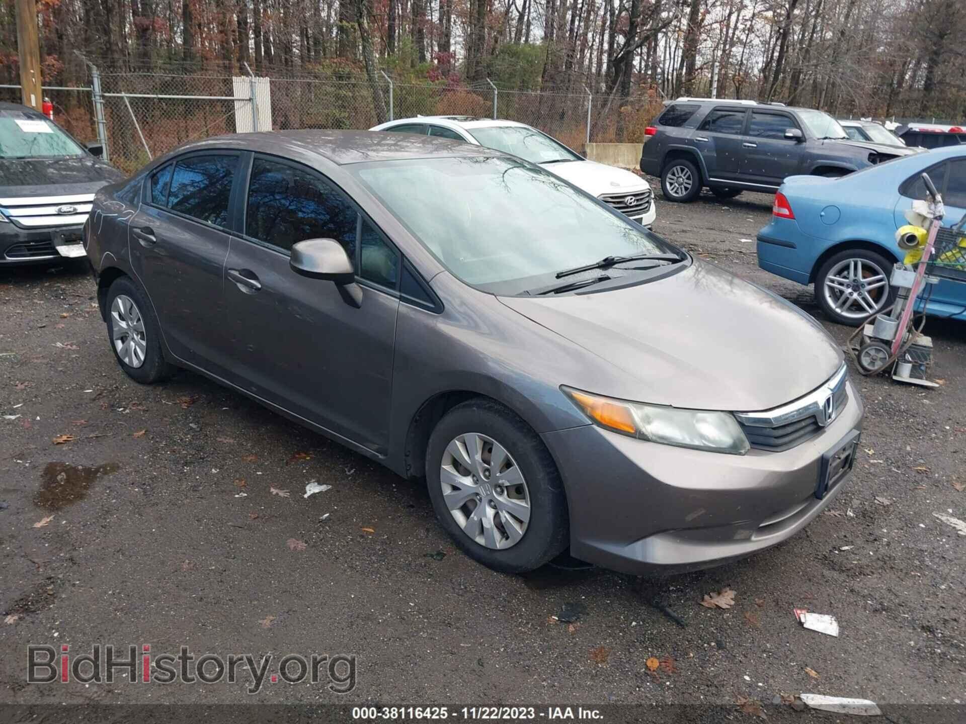 Photo 19XFB2F53CE309282 - HONDA CIVIC 2012