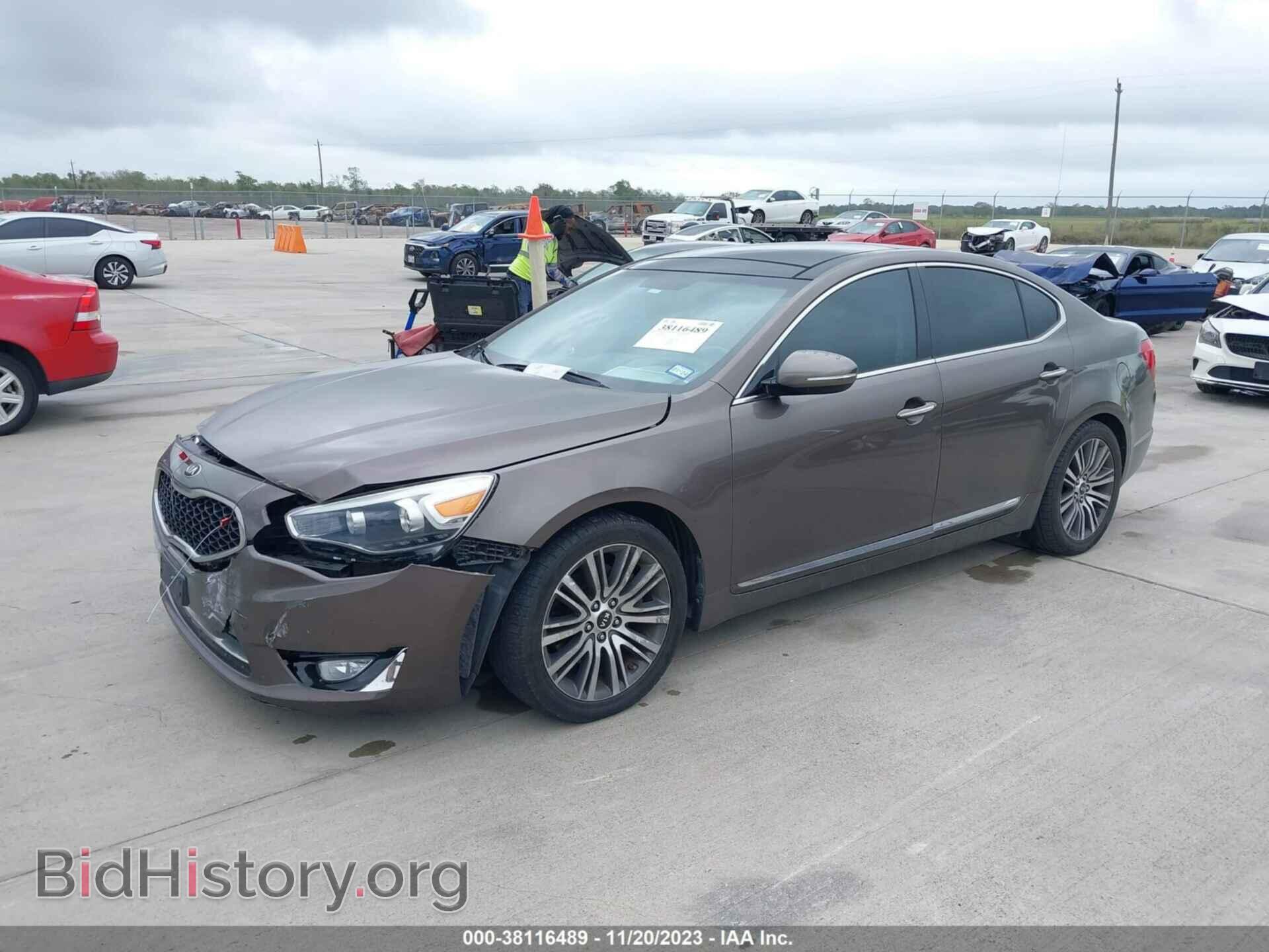 2014 KIA CADENZA - VIN: KNALN4D71E5166984 - Фото 2
