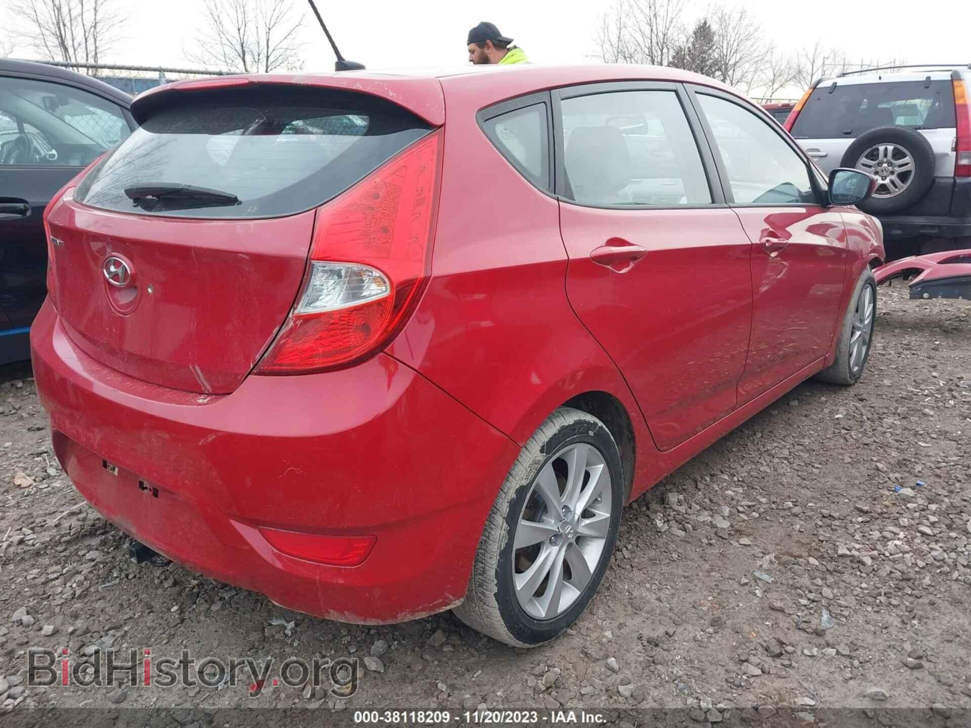 2012 HYUNDAI ACCENT - VIN: KMHCU5AE2CU024737 - Фото 4