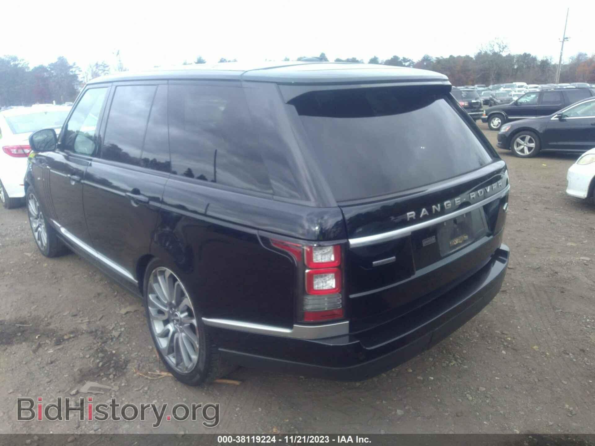 2015 LAND ROVER RANGE ROVER - VIN: SALGS2TF1FA203947 - Фото 3