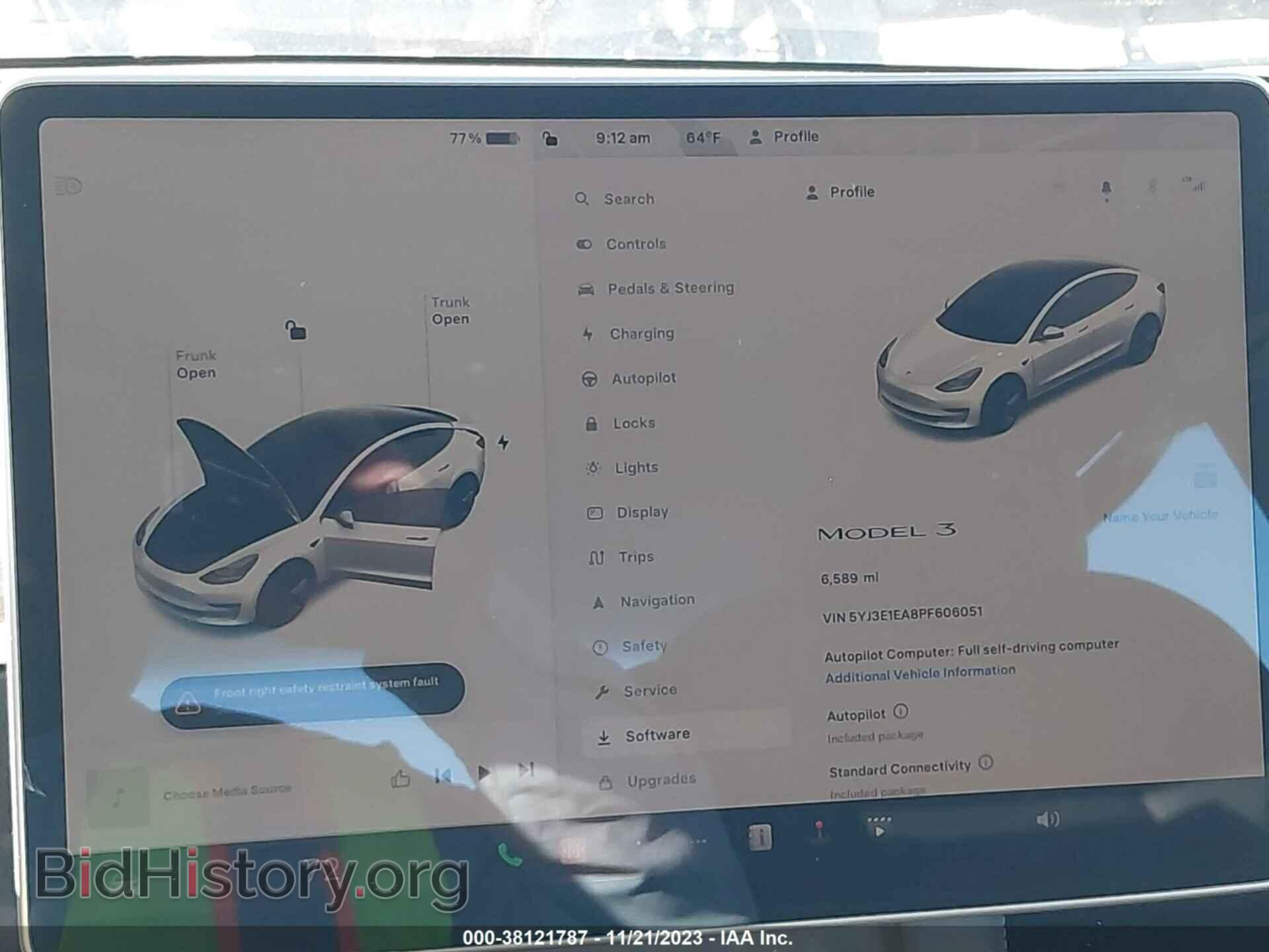 2023 TESLA MODEL 3 - VIN: 5YJ3E1EA8PF606051 - Фото 7