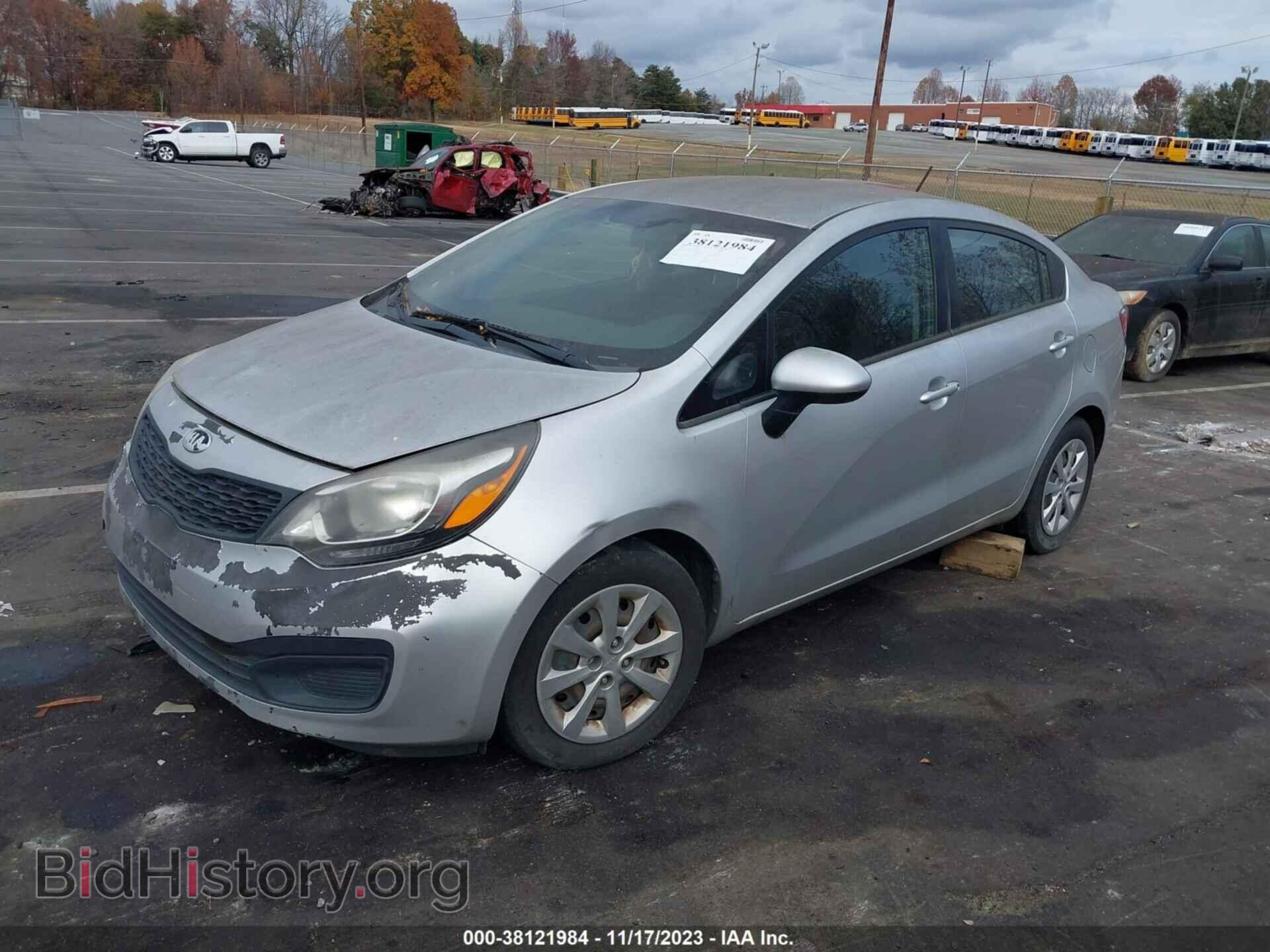 2014 KIA RIO - VIN: KNADM4A37E6331004 - Фото 2