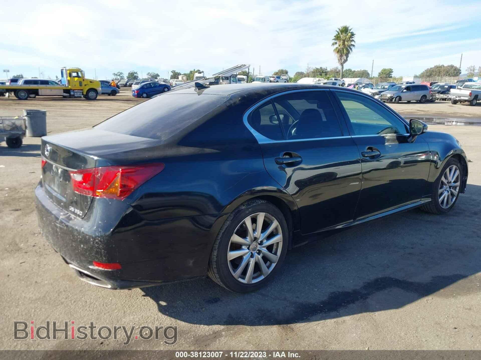 2013 LEXUS GS 350 - VIN: JTHBE1BL8D5028367 - Фото 4