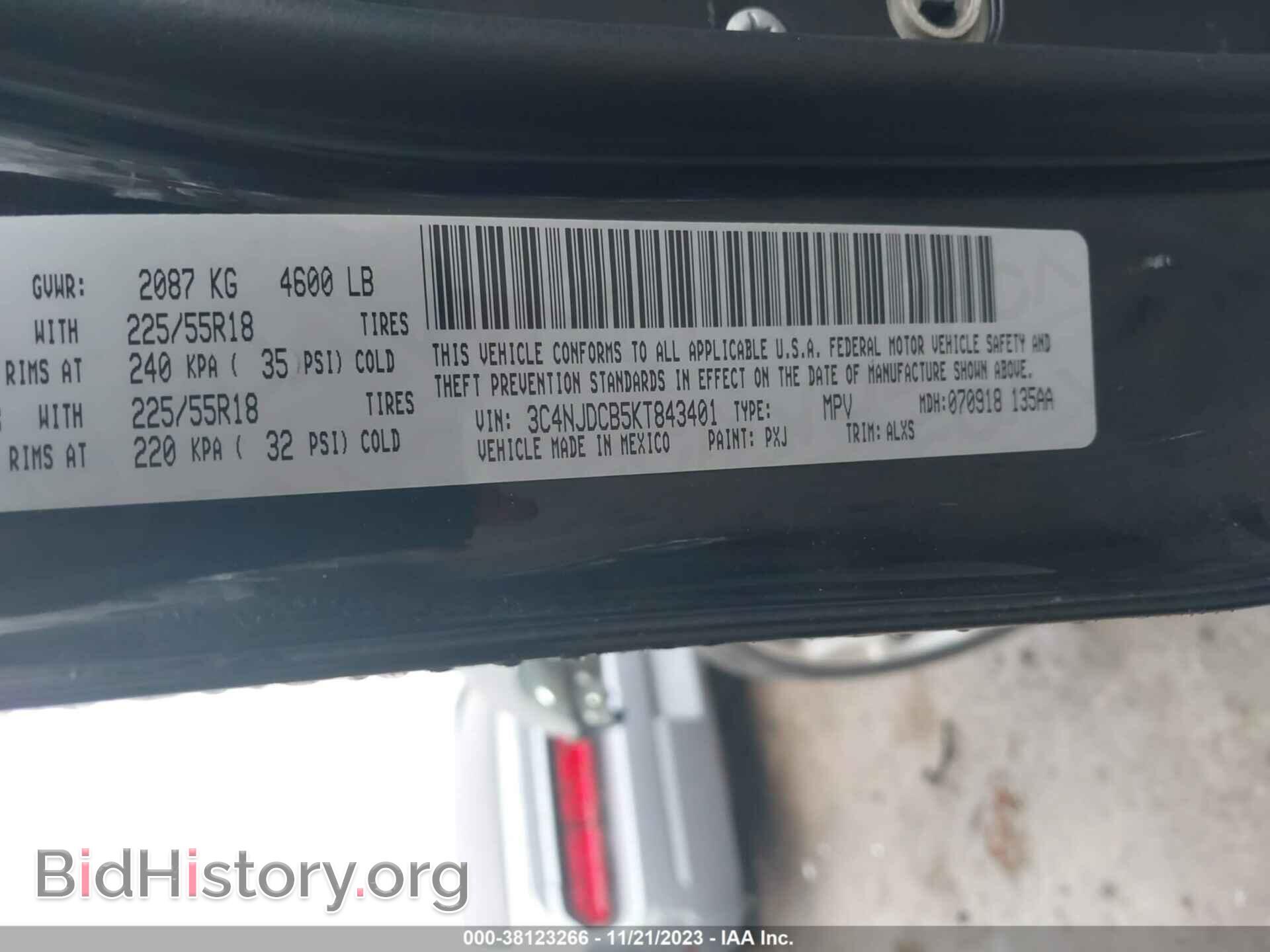 2019 JEEP COMPASS - VIN: 3C4NJDCB5KT843401 - Photo 9