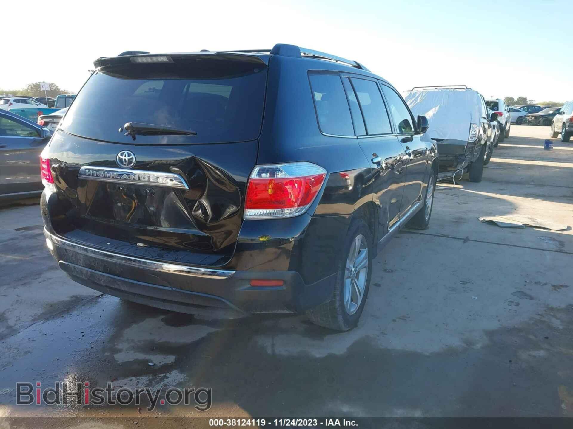 2013 TOYOTA HIGHLANDER - VIN: 5TDYK3EH8DS120984 - Фото 4