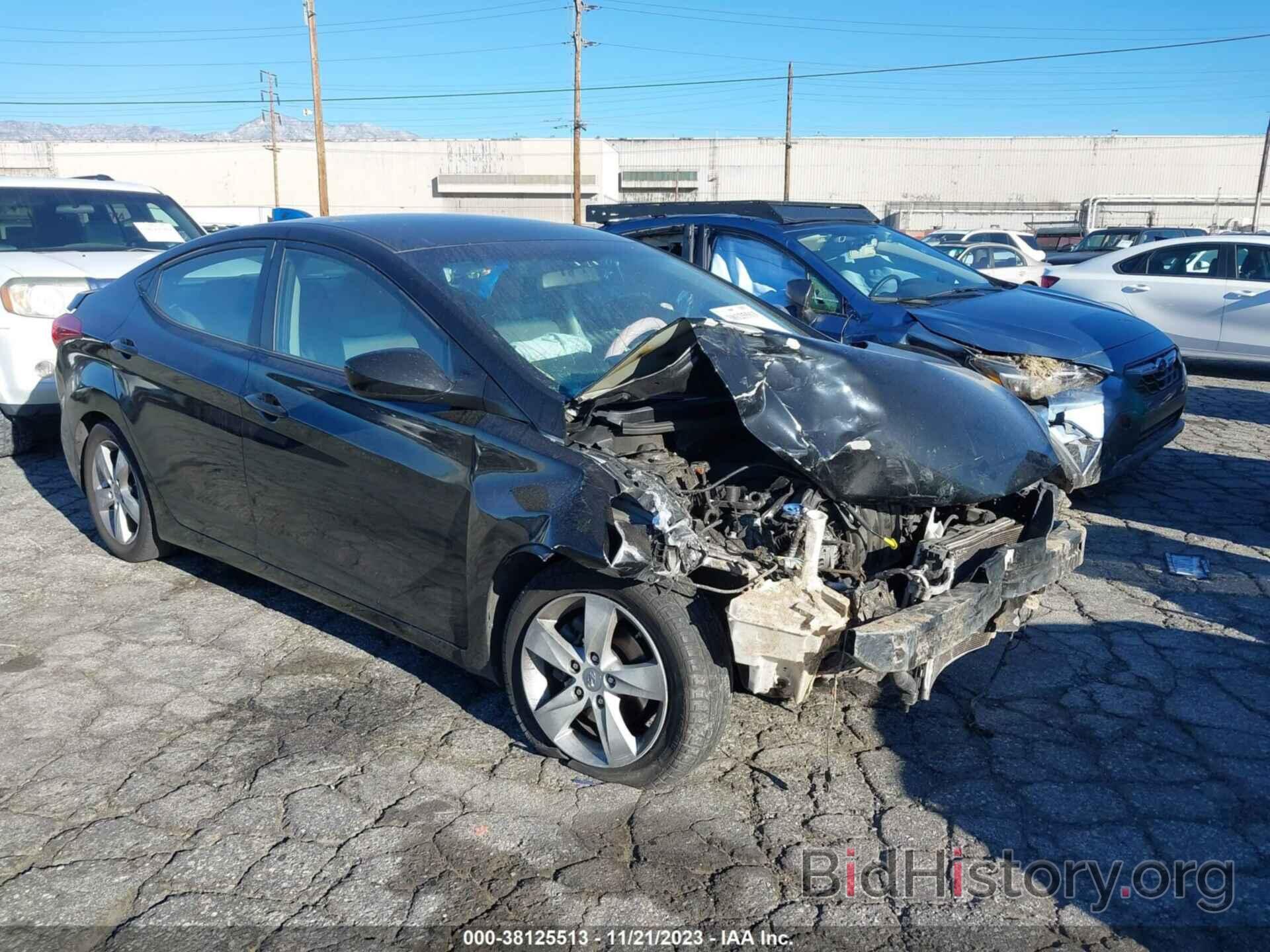 Photo KMHDH4AE4CU378701 - HYUNDAI ELANTRA 2012