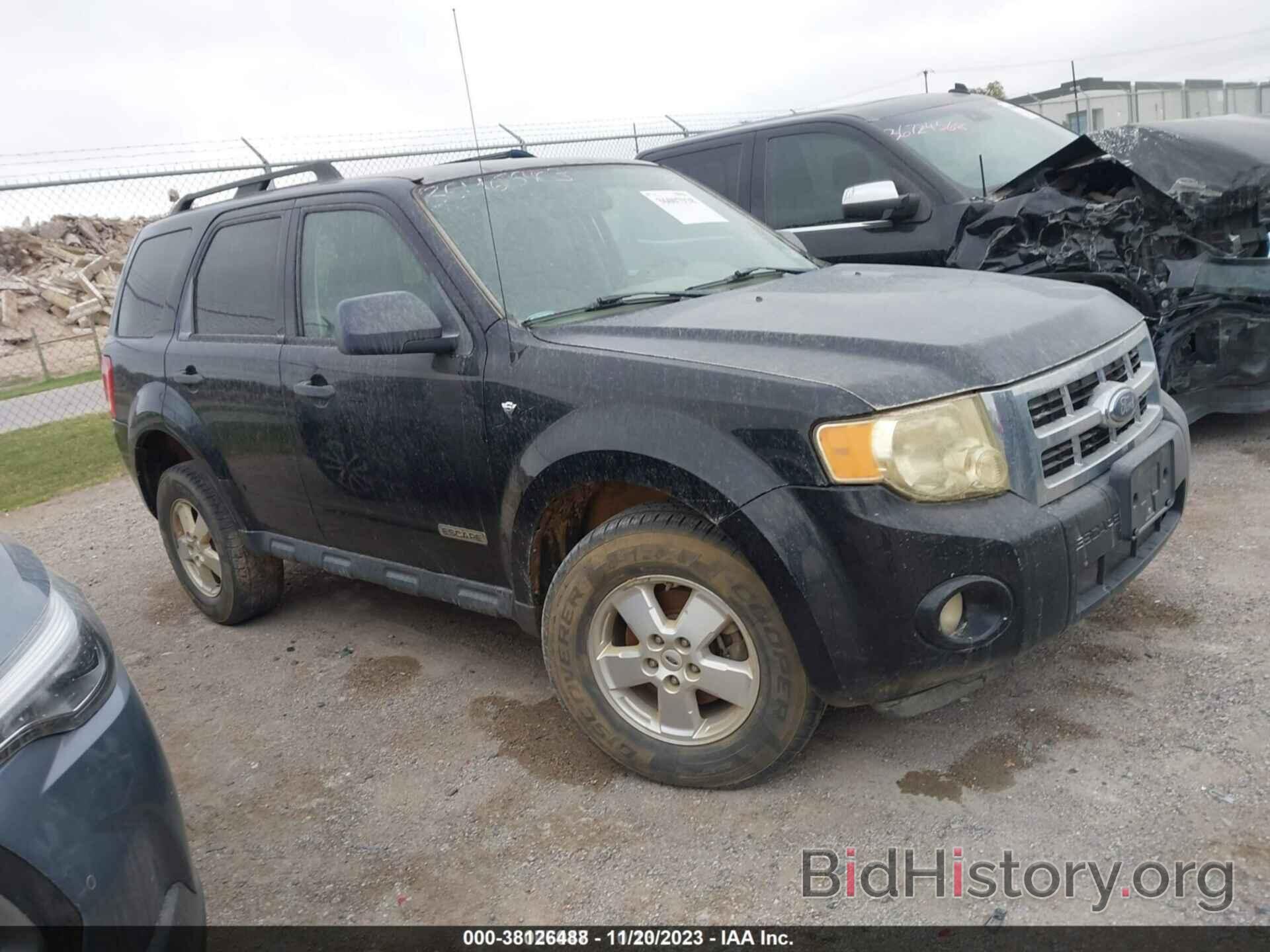 Photo 1FMCU03188KD90394 - FORD ESCAPE 2008