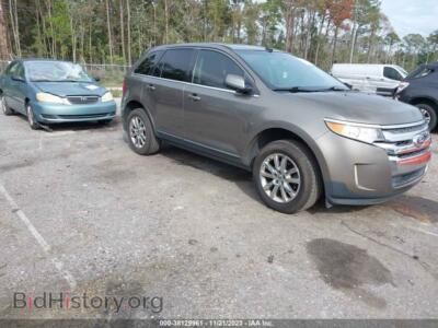 2014 Ford EDGE LIMITED, коричневый — VIN 2FMDK3KC9EBA95857, IAAI