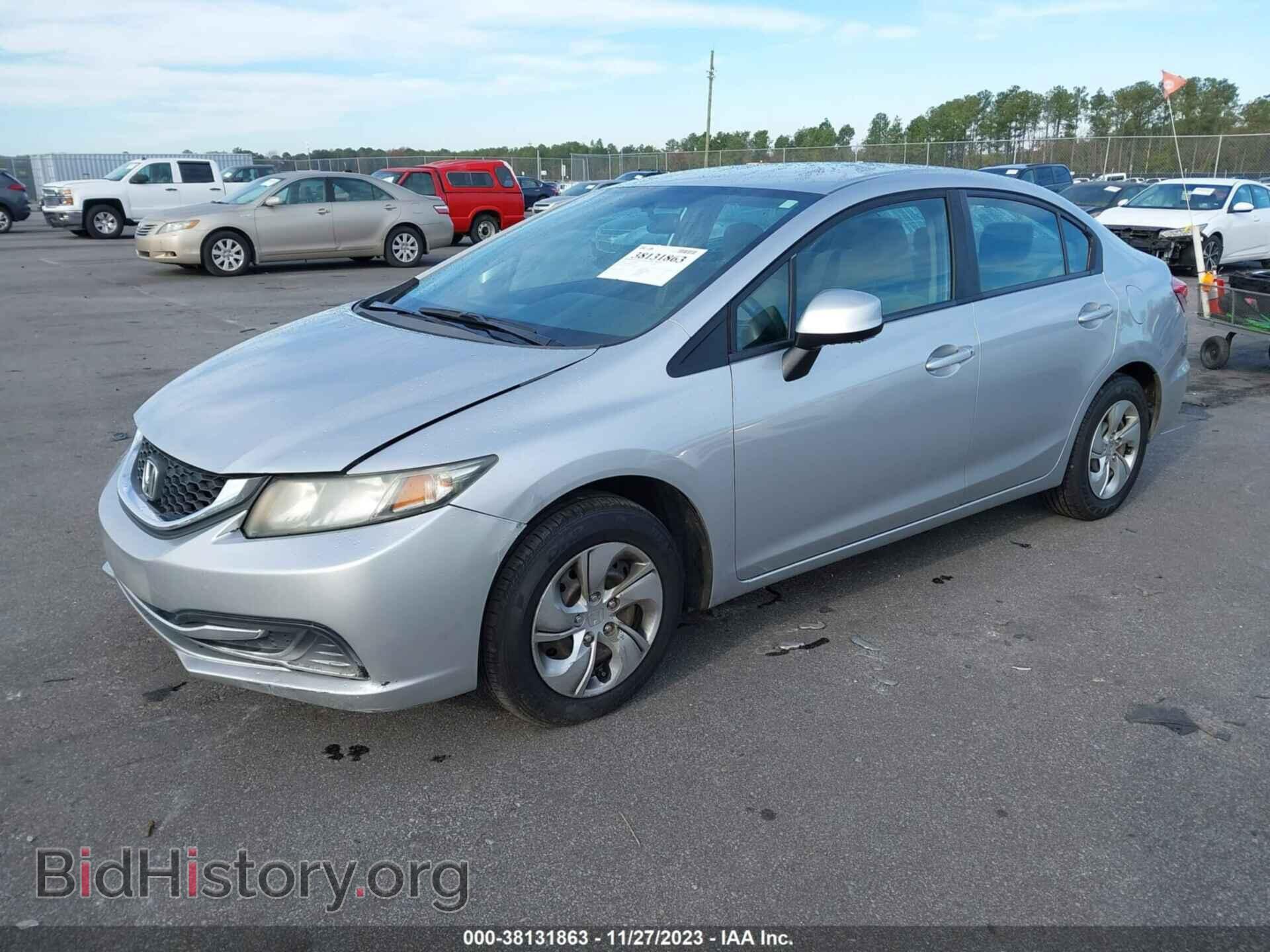 2013 HONDA CIVIC - VIN: 19XFB2F54DE227255 - Фото 2