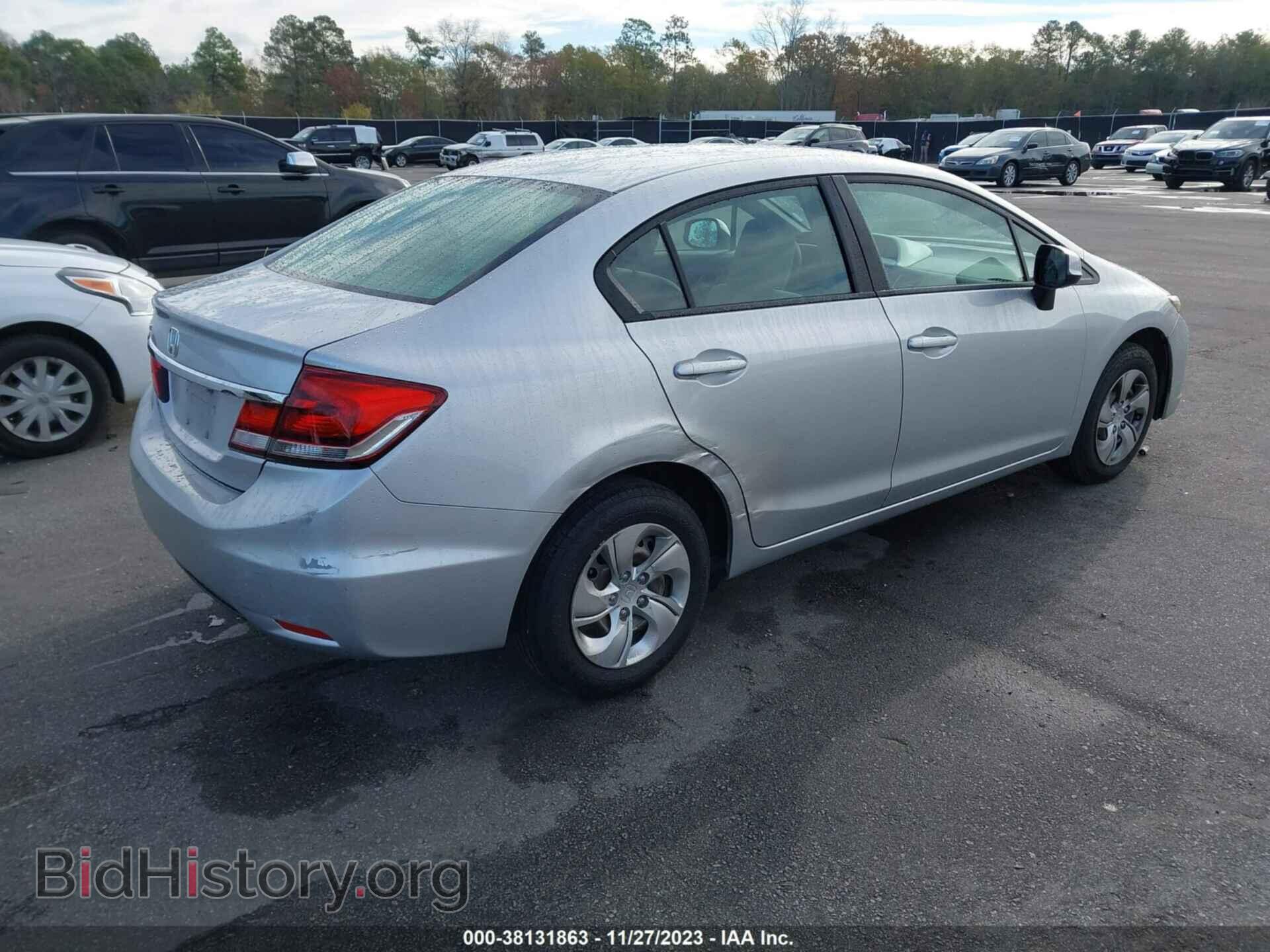 2013 HONDA CIVIC - VIN: 19XFB2F54DE227255 - Фото 4