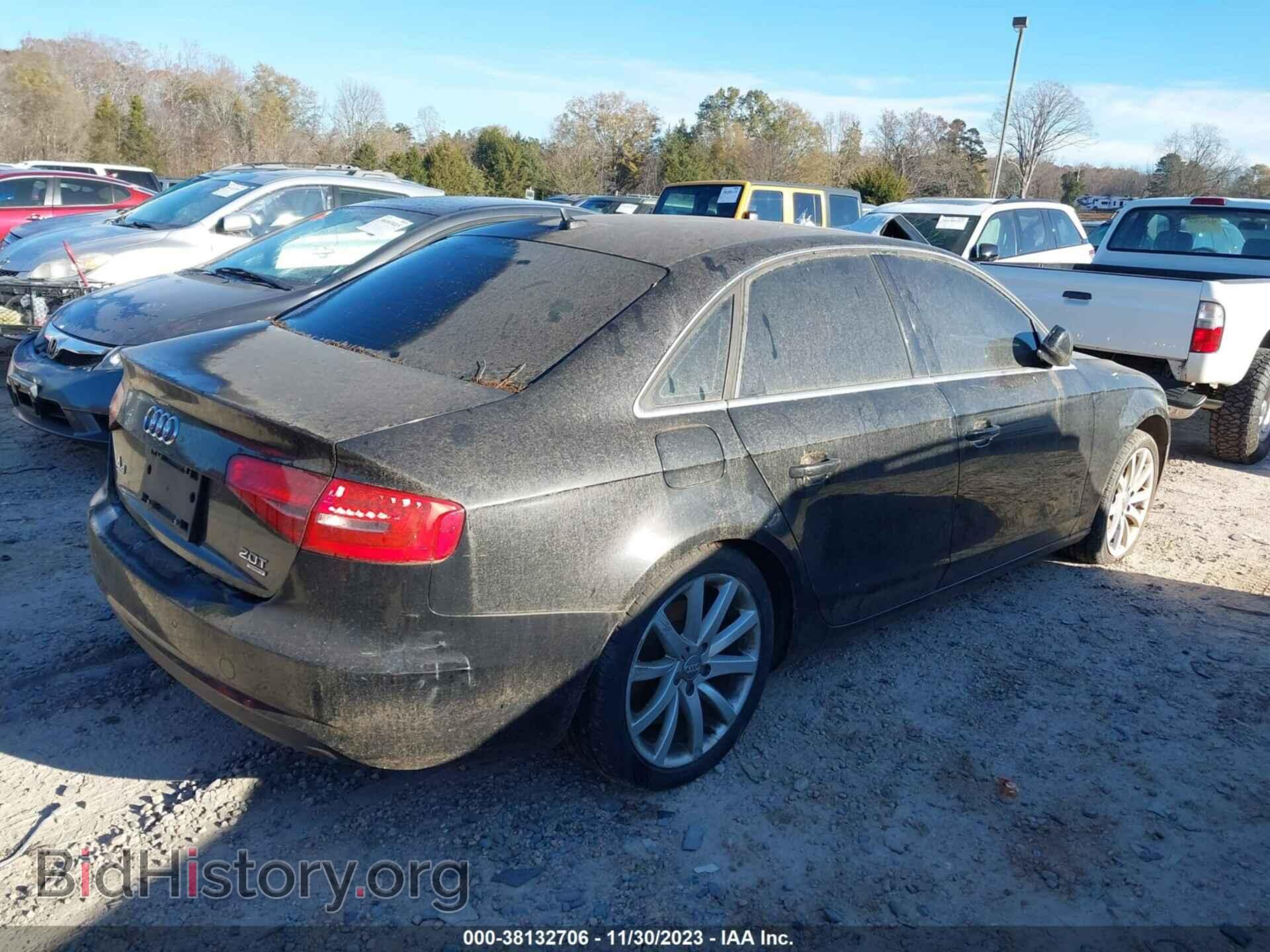 2013 AUDI A4 - VIN: WAUFFAFL3DN018918 - Фото 4