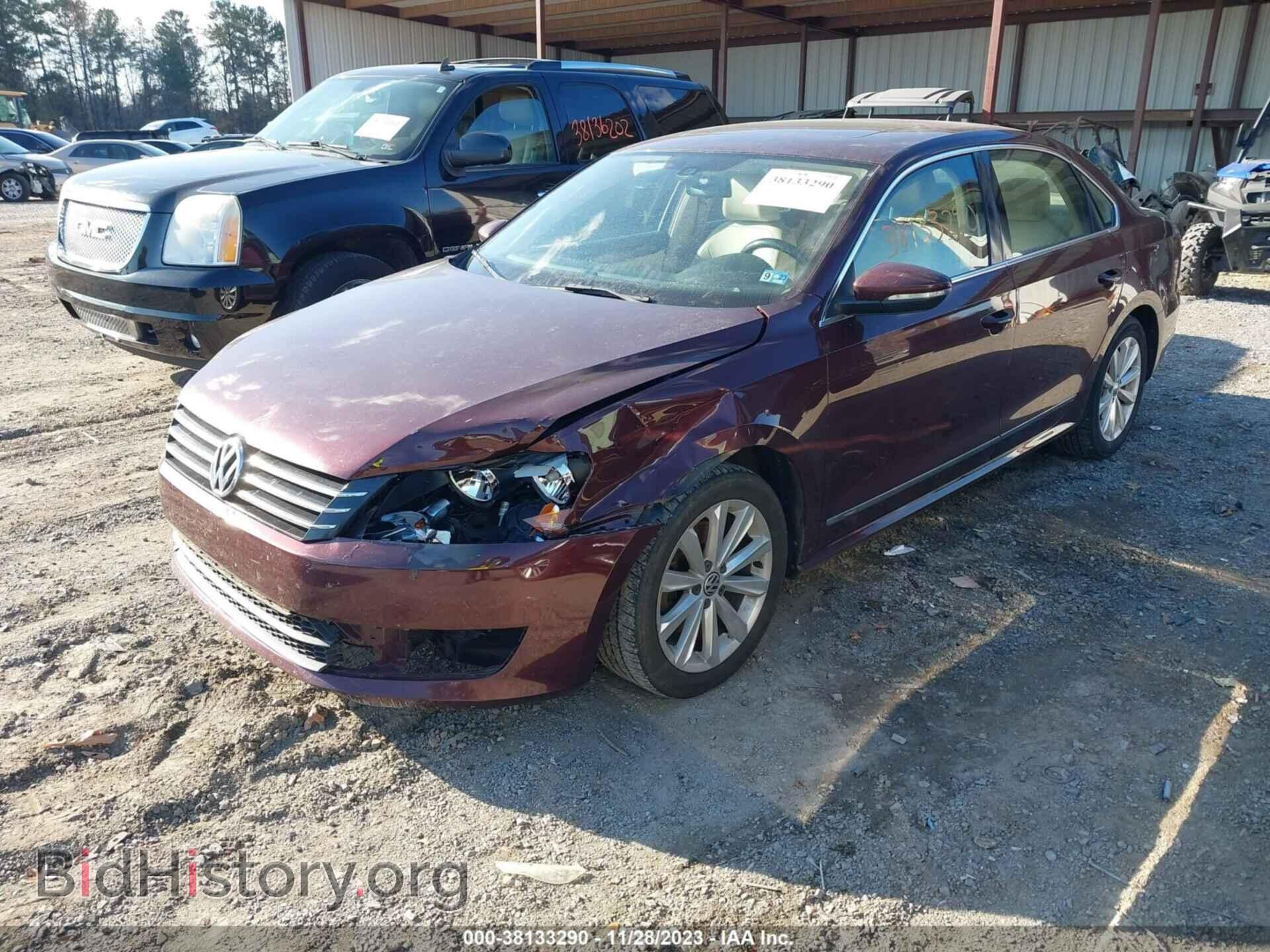 2012 VOLKSWAGEN PASSAT - VIN: 1VWCH7A31CC032575 - Фото 2