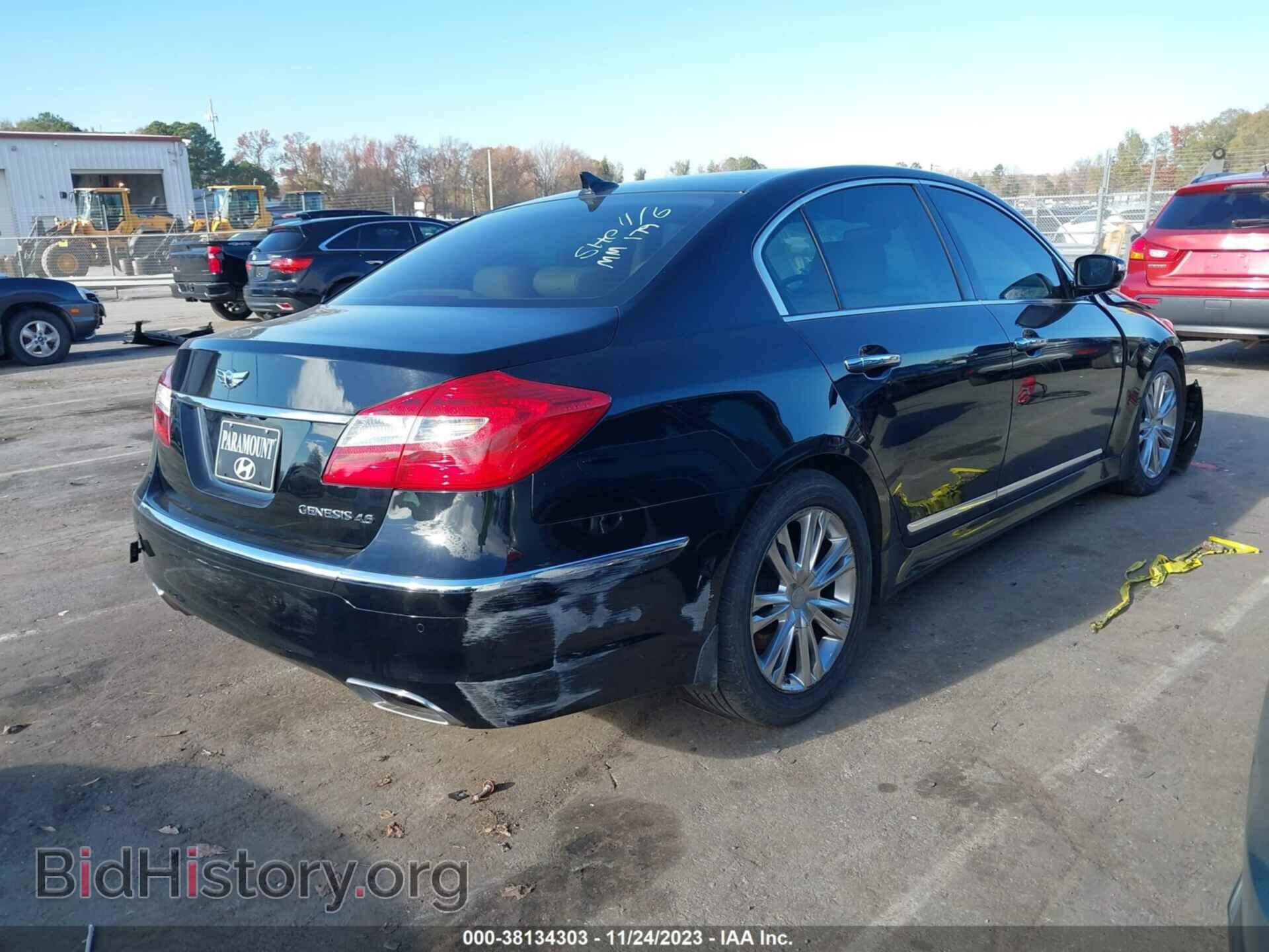 2012 HYUNDAI GENESIS - VIN: KMHGC4DF8CU199514 - Фото 4