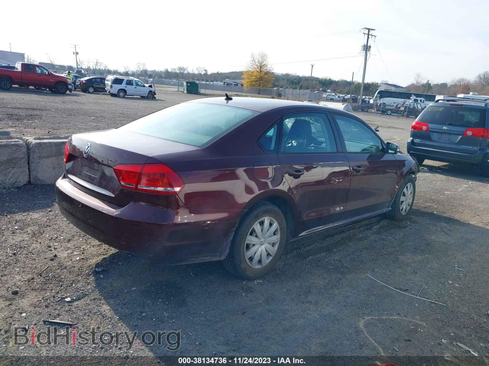 2013 VOLKSWAGEN PASSAT - VIN: 1VWAP7A30DC035267 - Фото 4