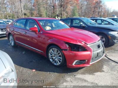 2014 Lexus LS 460 L, красный — VIN JTHGL1EF7E5051948, IAAI