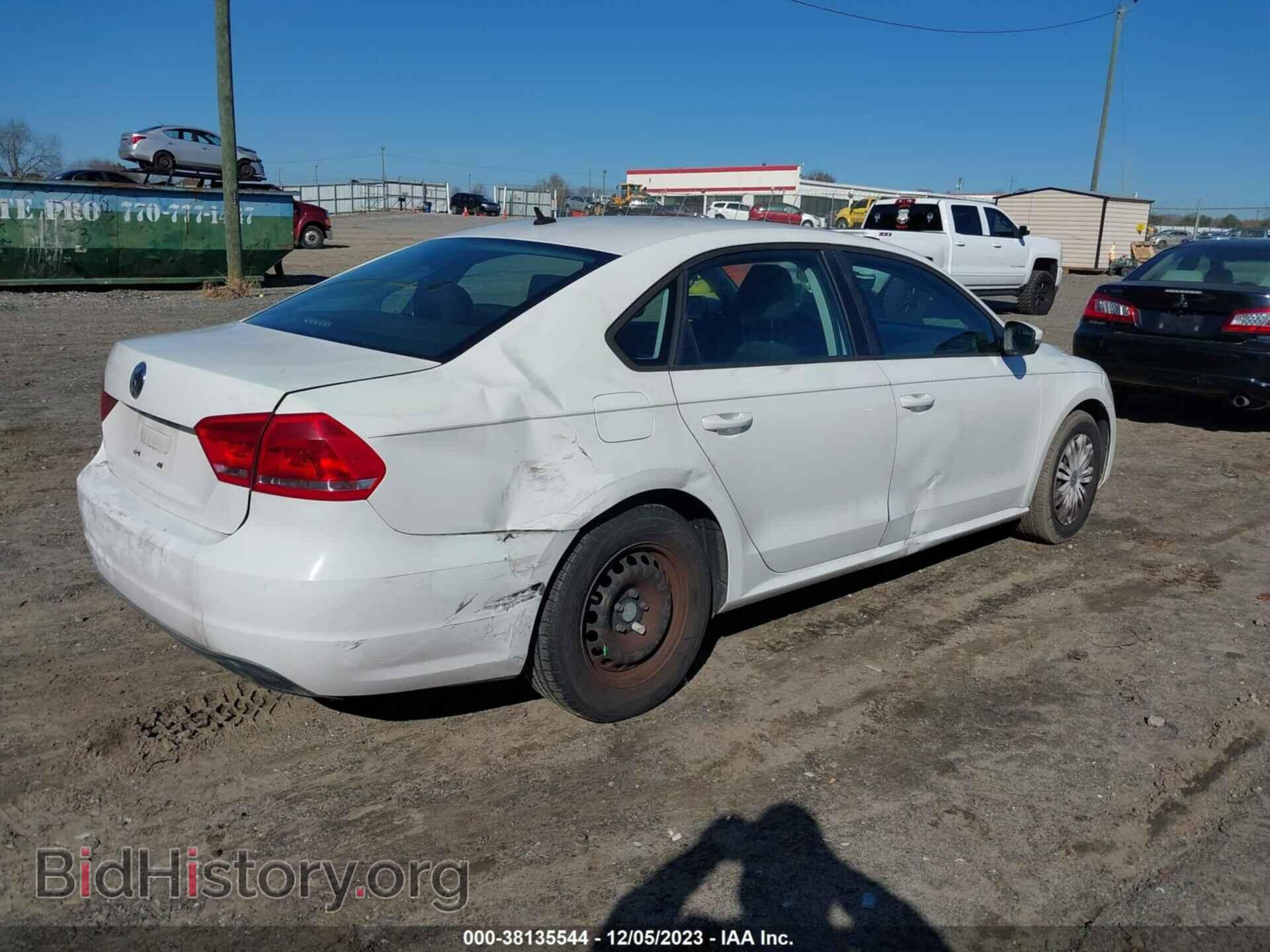 2014 VOLKSWAGEN PASSAT - VIN: 1VWAP7A35EC006767 - Фото 4
