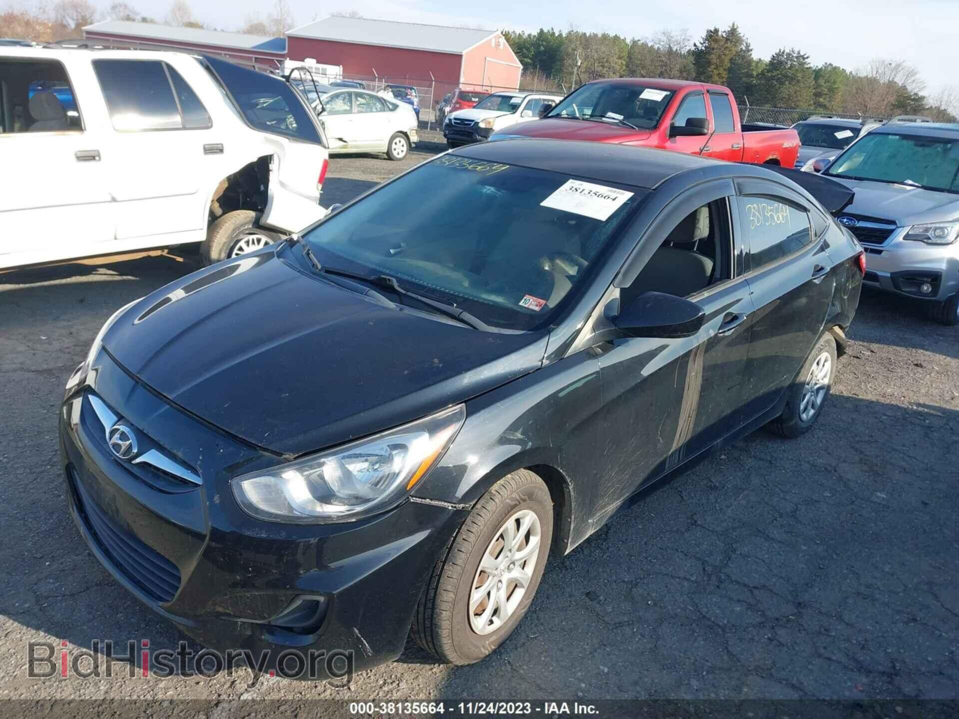 2014 HYUNDAI ACCENT - VIN: KMHCT4AE2EU676824 - Фото 2