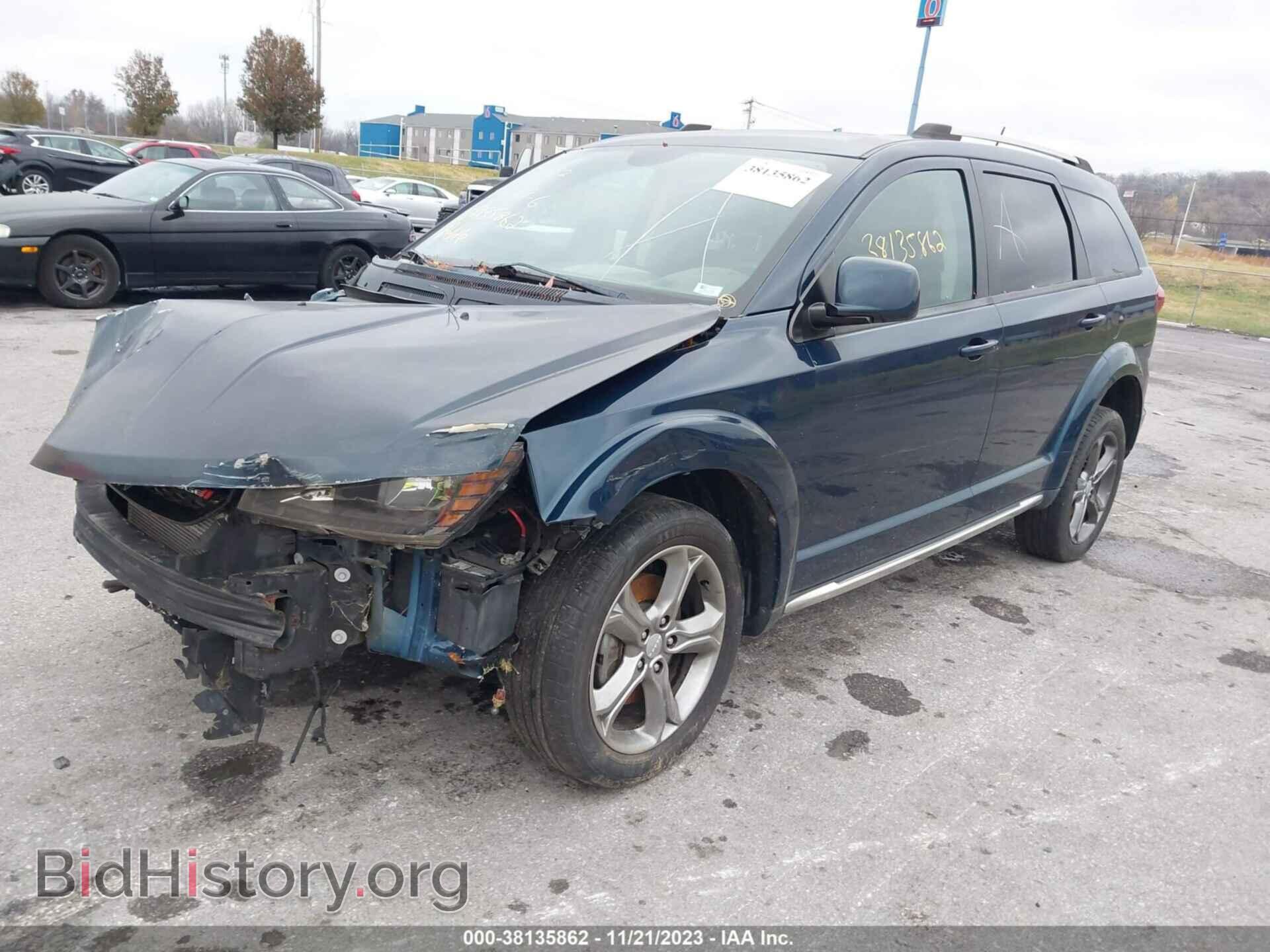 2015 DODGE JOURNEY - VIN: 3C4PDCGGXFT735541 - Фото 2