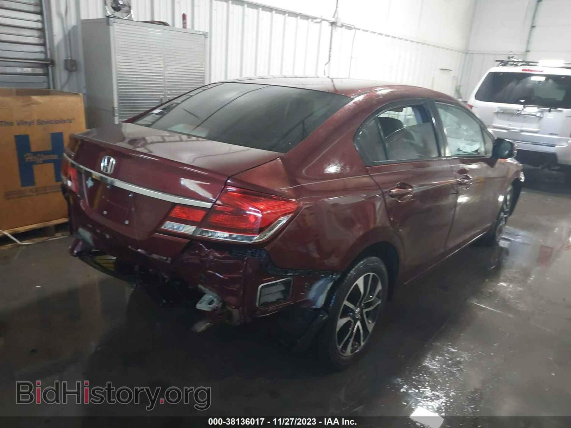2013 HONDA CIVIC - VIN: 2HGFB2F84DH540287 - Фото 4