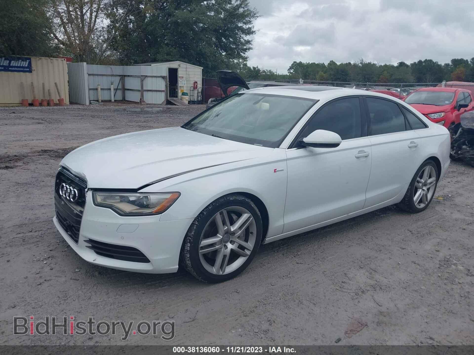 2014 AUDI A6 - VIN: WAUFGAFC7EN034117 - Фото 2