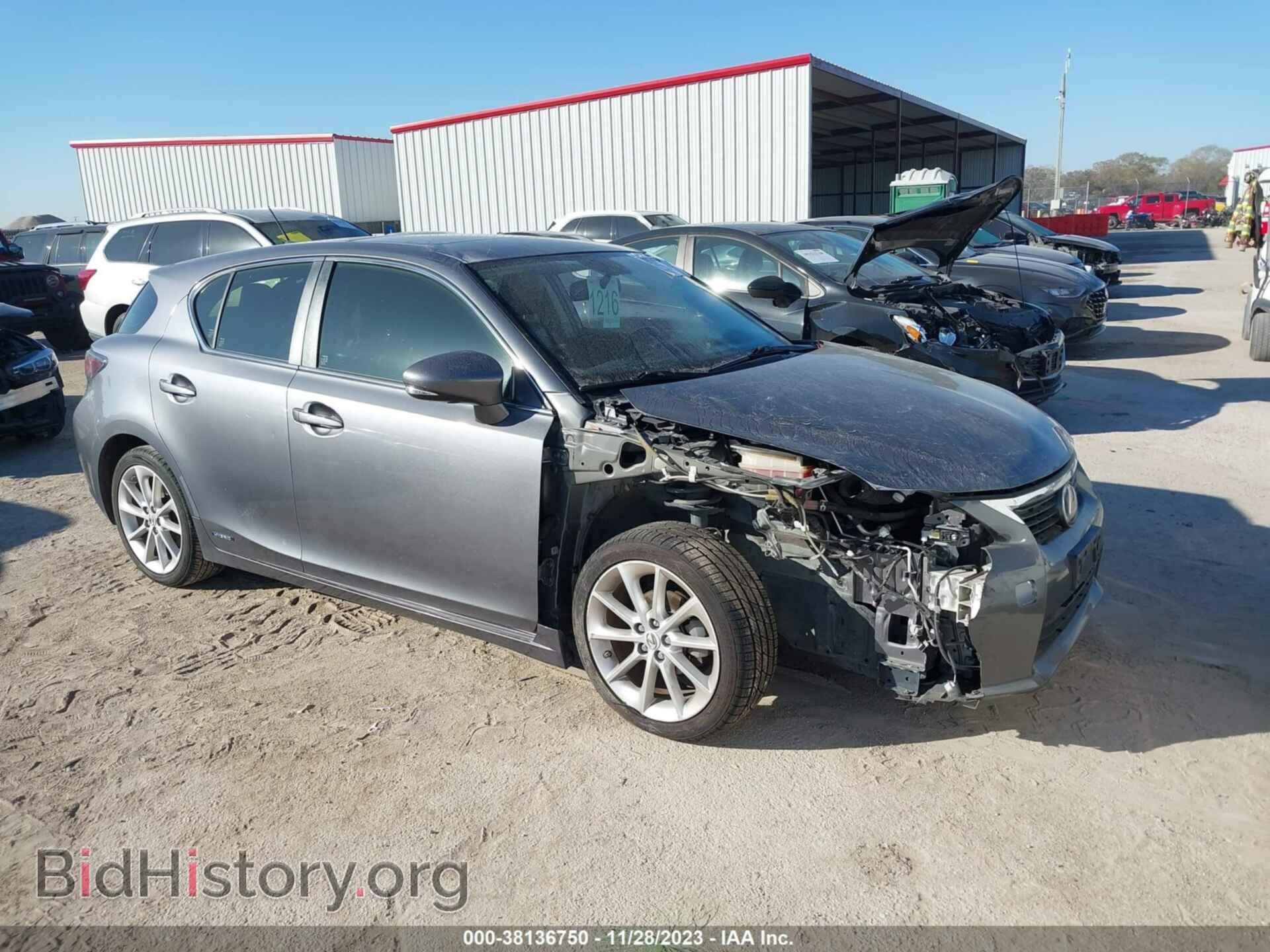 Photo JTHKD5BH4C2114507 - LEXUS CT 200H 2012