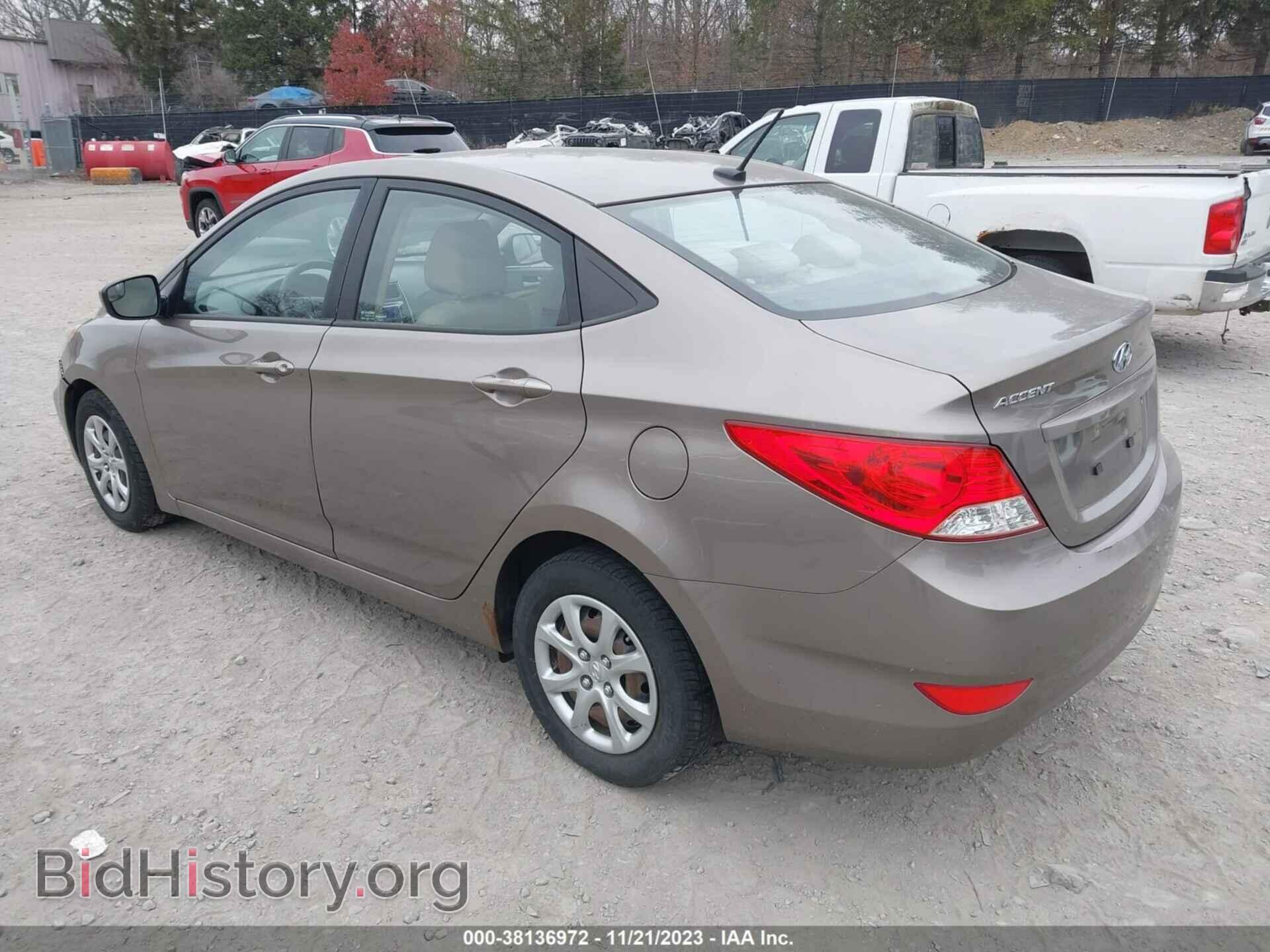 2014 HYUNDAI ACCENT - VIN: KMHCT4AE1EU638694 - Фото 3