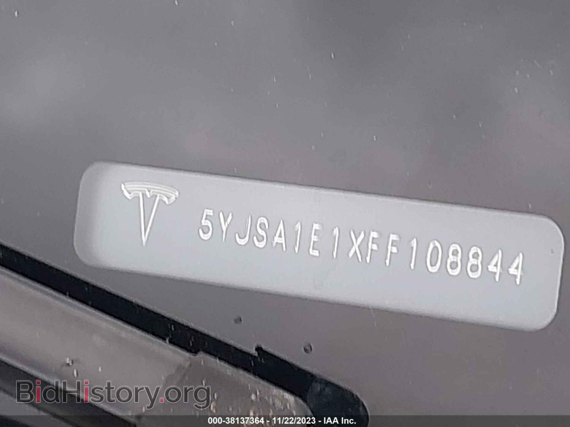 2015 TESLA MODEL S - VIN: 5YJSA1E1XFF108844 - Фото 9