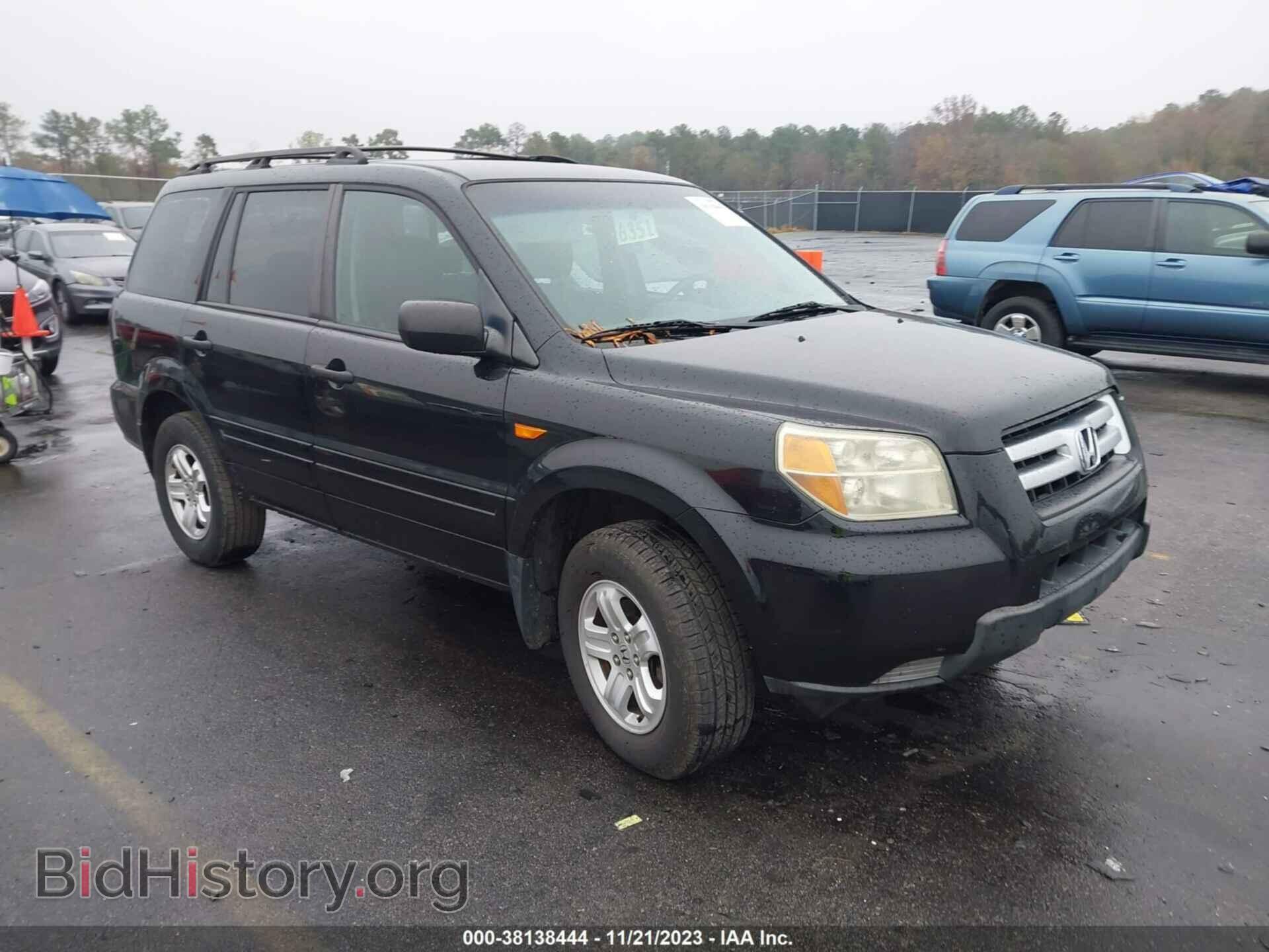 Photo 5FNYF28126B041847 - HONDA PILOT 2006