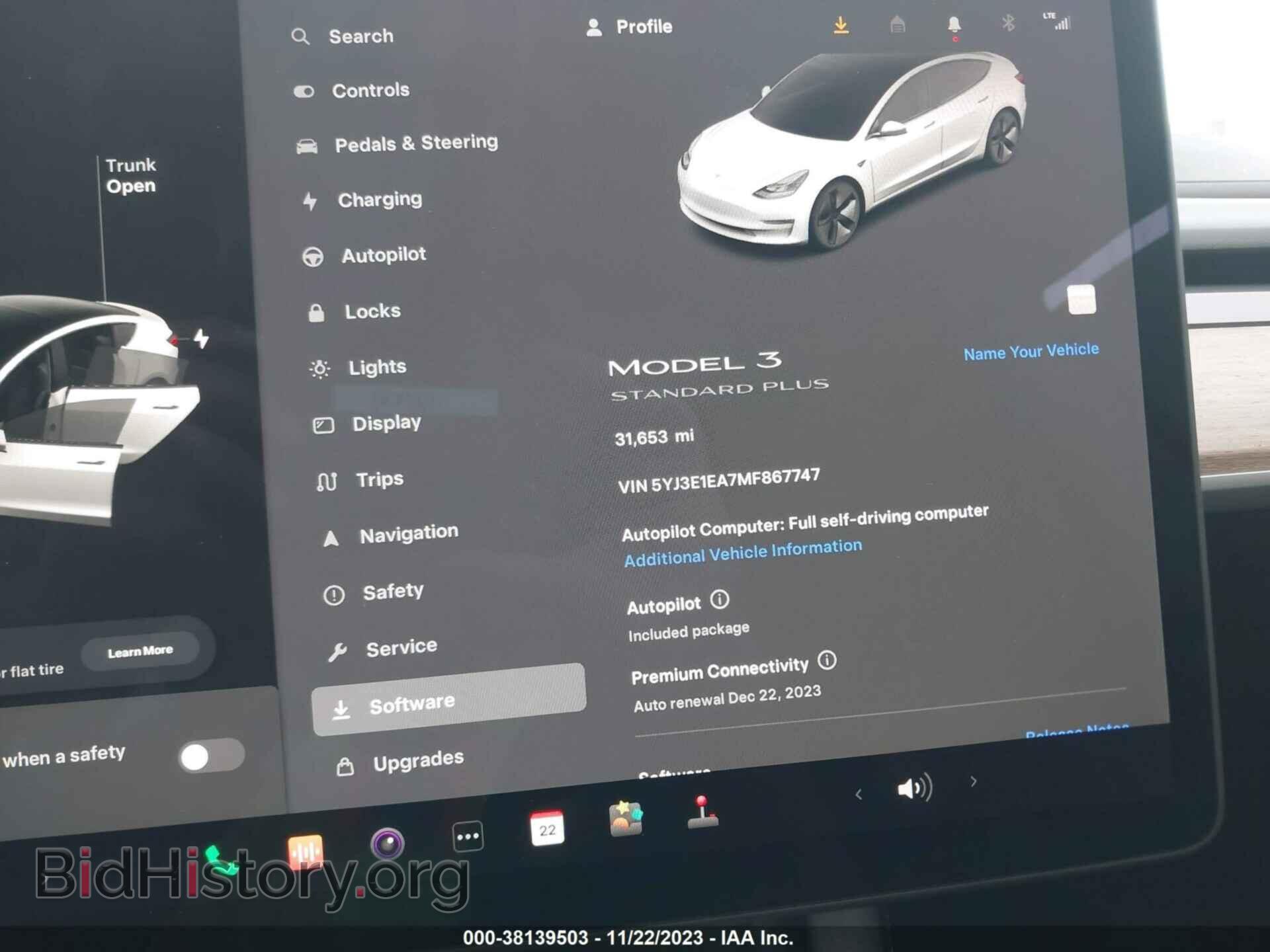 2021 TESLA MODEL 3 - VIN: 5YJ3E1EA7MF867747 - Фото 7