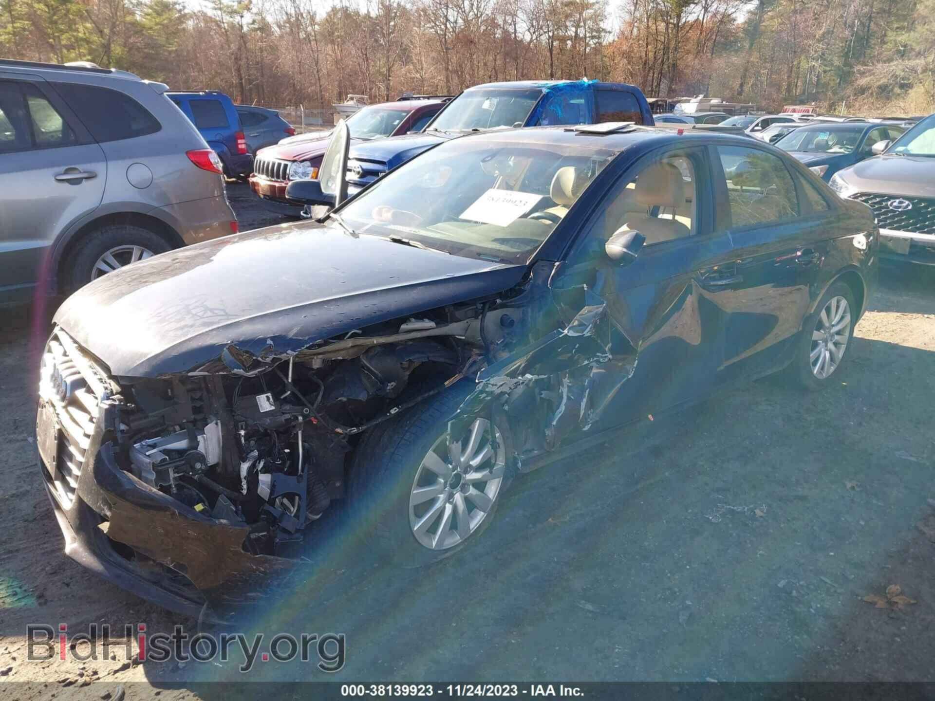 2013 AUDI A4 - VIN: WAUBFAFL8DN012109 - Фото 2
