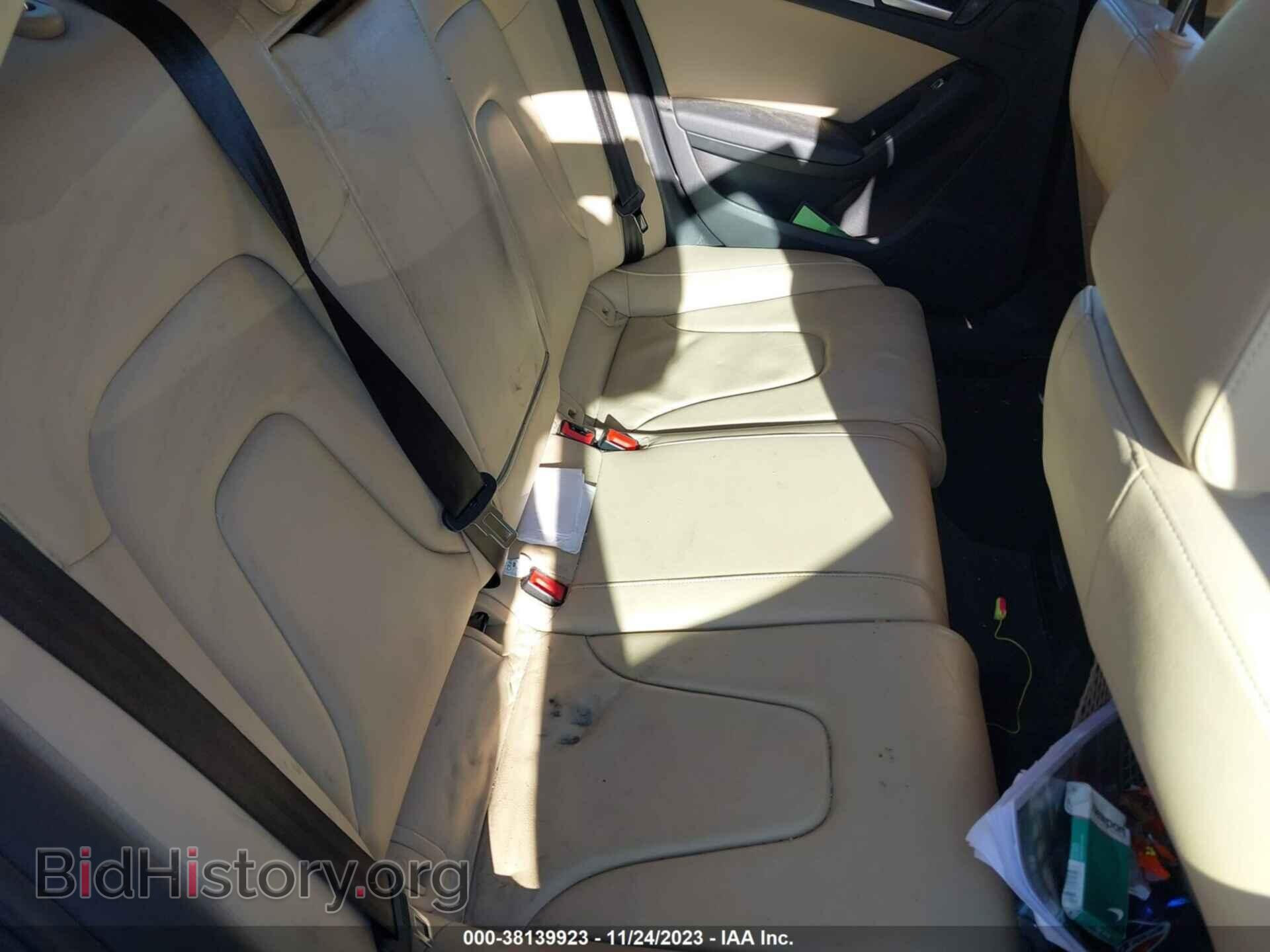 2013 AUDI A4 - VIN: WAUBFAFL8DN012109 - Фото 8