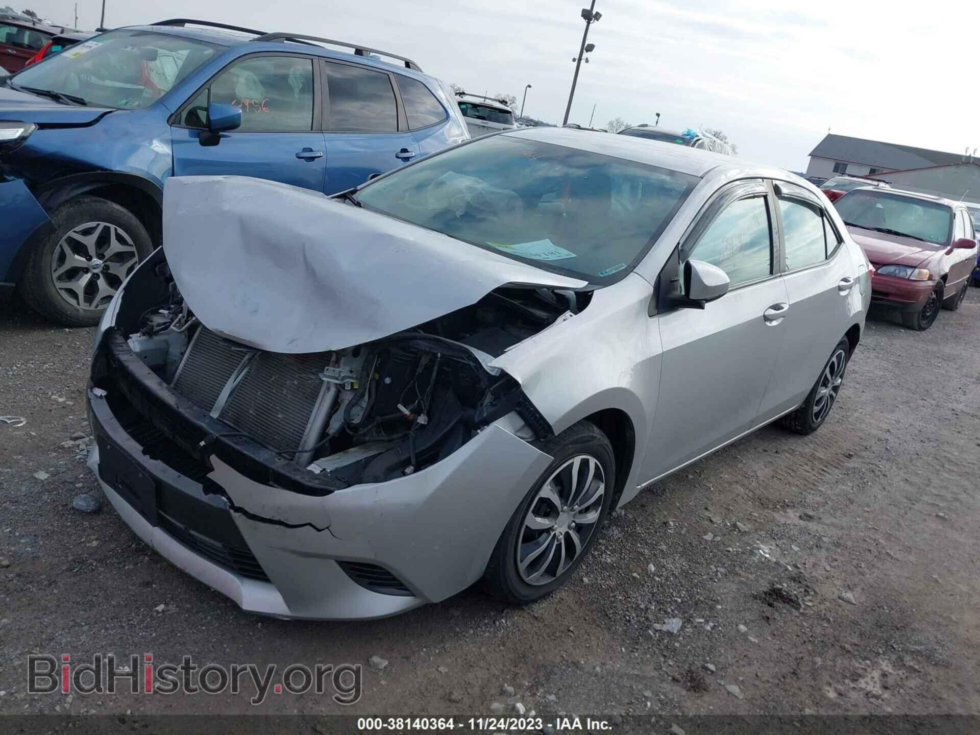 2015 TOYOTA COROLLA - VIN: 2T1BURHE4FC467440 - Фото 2