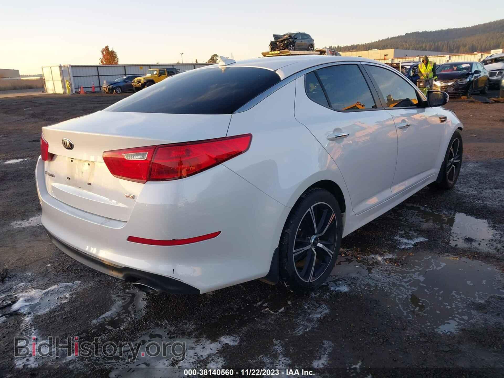 2014 KIA OPTIMA - VIN: KNAGM4A79E5454566 - Фото 4