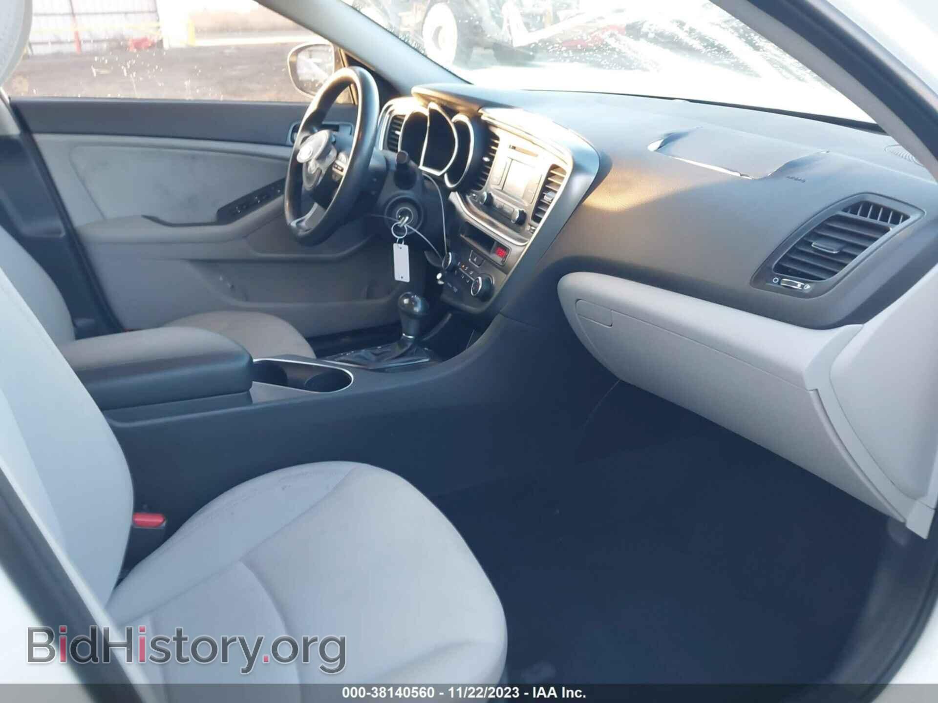 2014 KIA OPTIMA - VIN: KNAGM4A79E5454566 - Фото 5